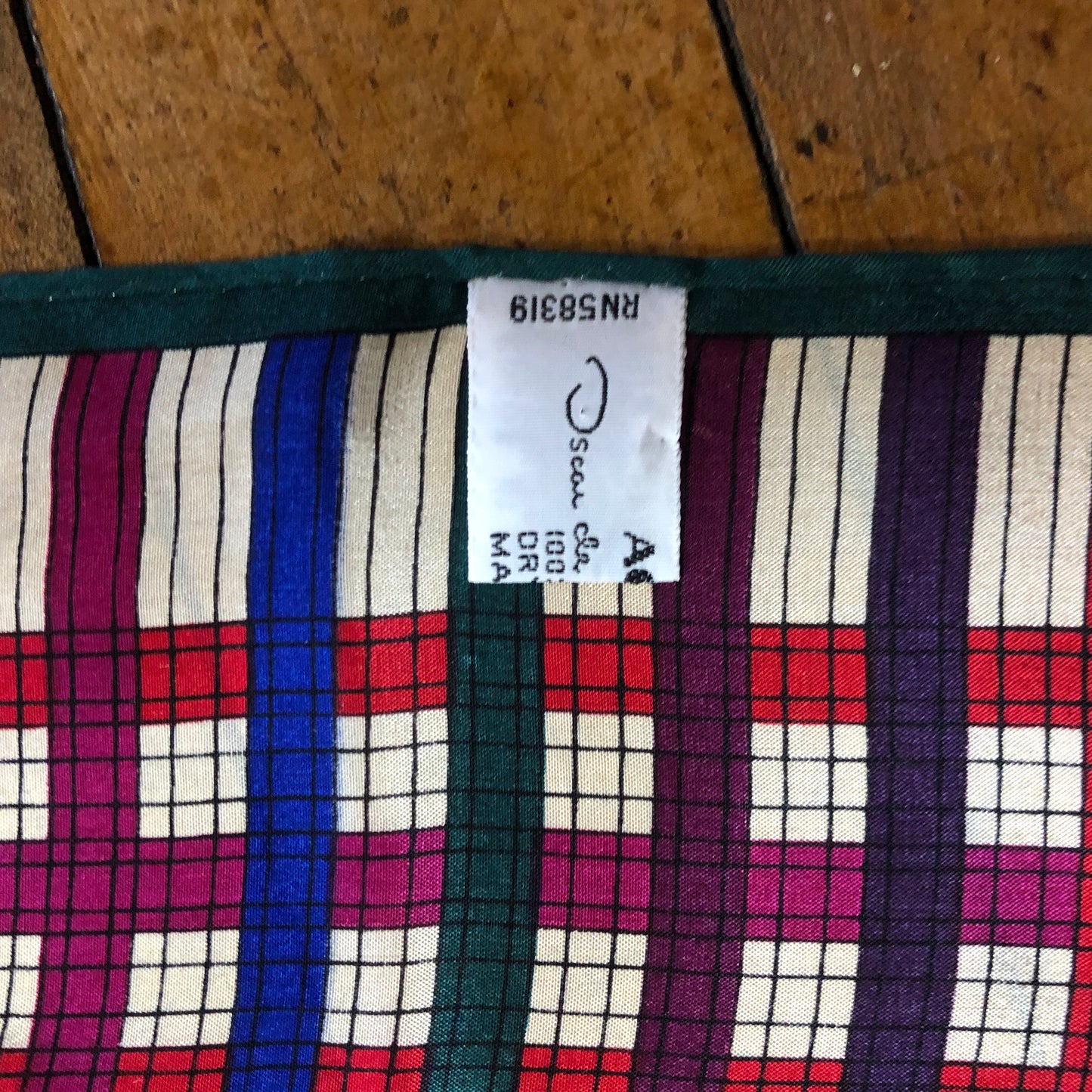 Oscar De La Renta Brand Long Scarf