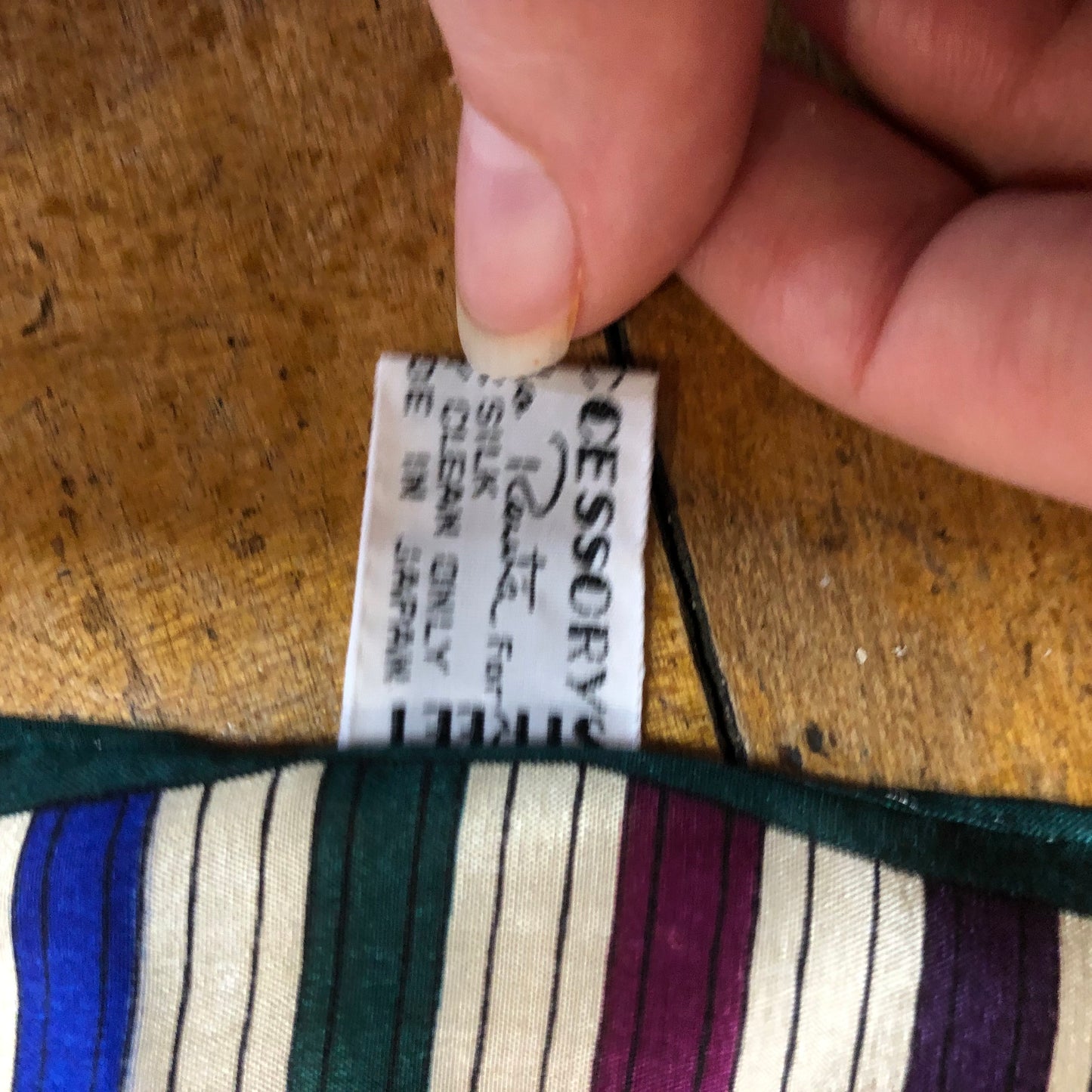 Oscar De La Renta Brand Long Scarf