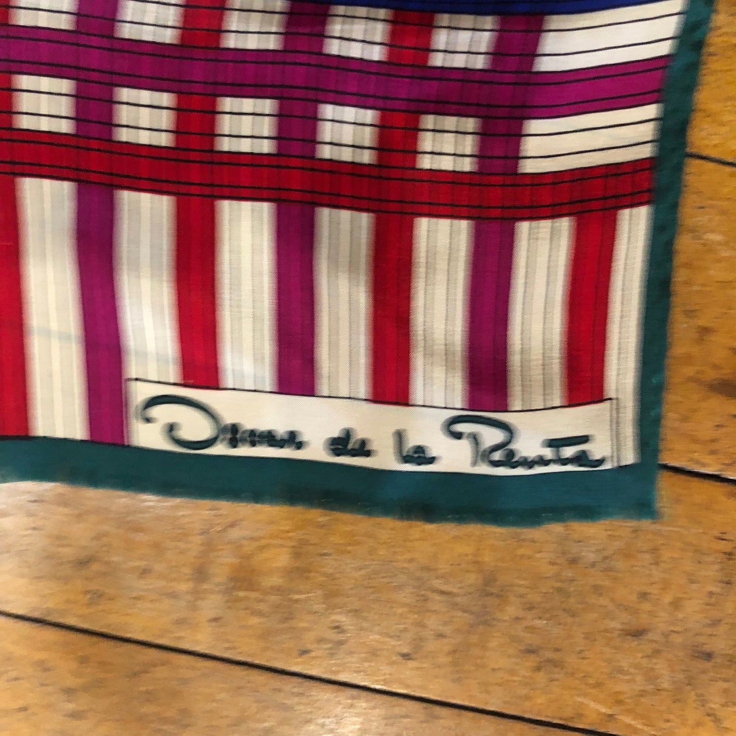 Oscar De La Renta Brand Long Scarf