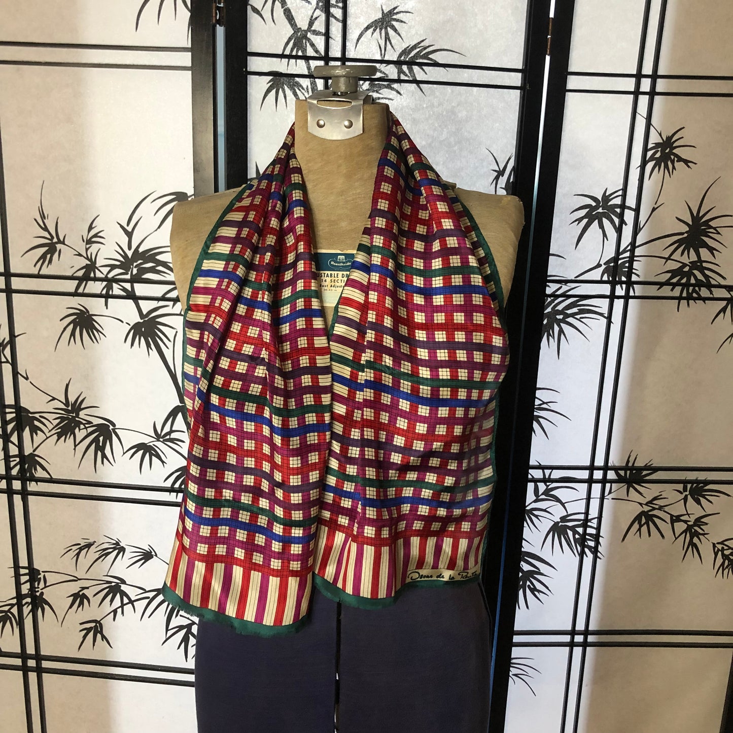 Oscar De La Renta Brand Long Scarf