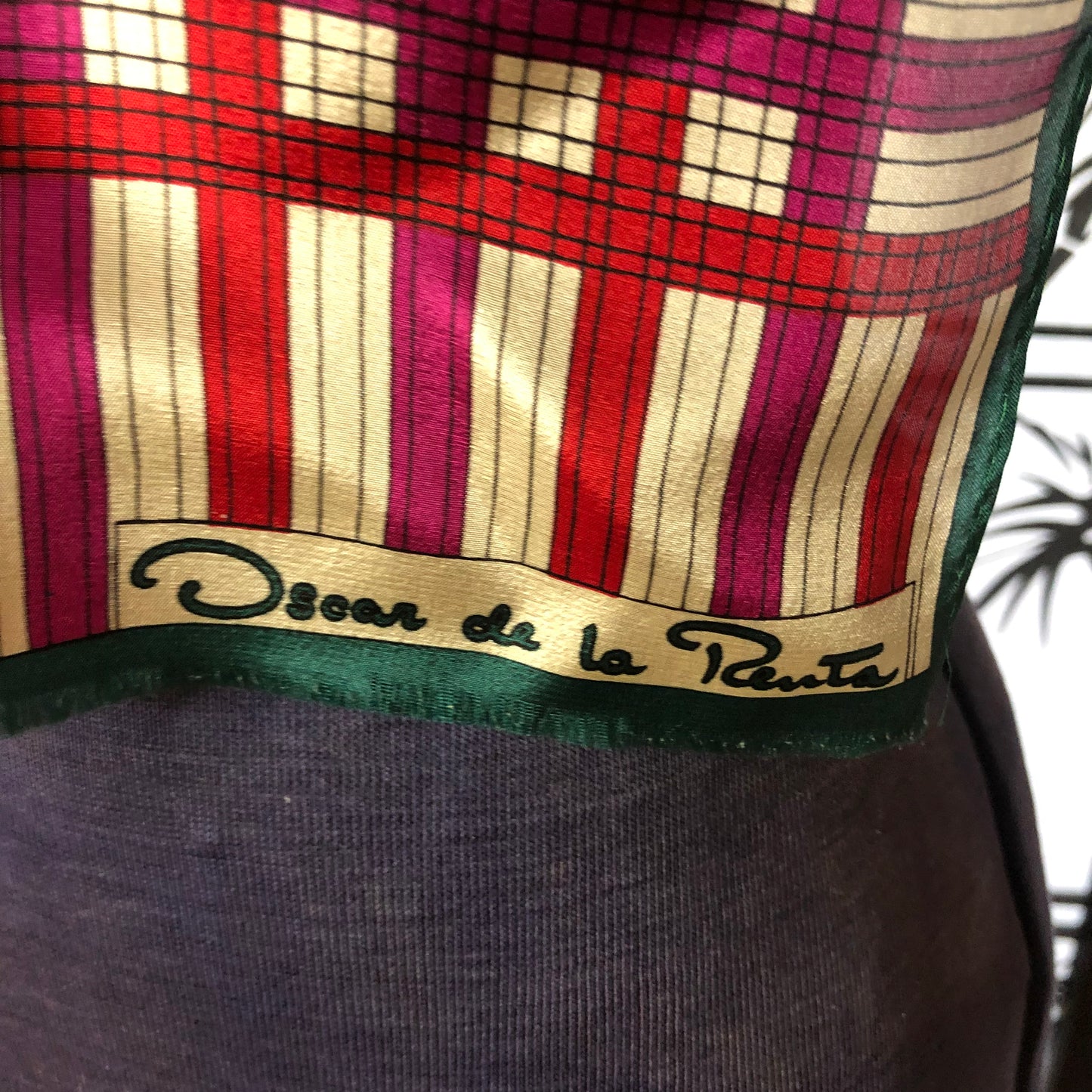 Oscar De La Renta Brand Long Scarf