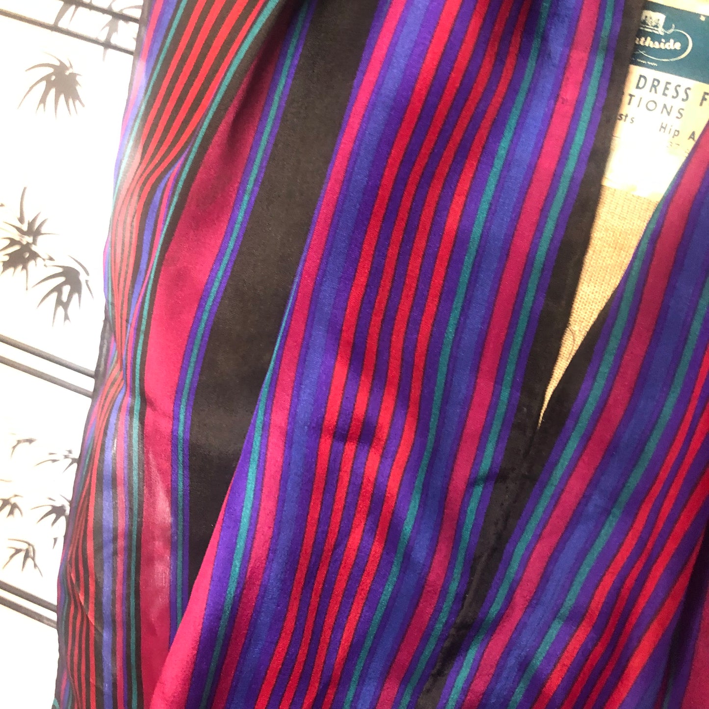 Stripy Liz Claiborne Long Scarf