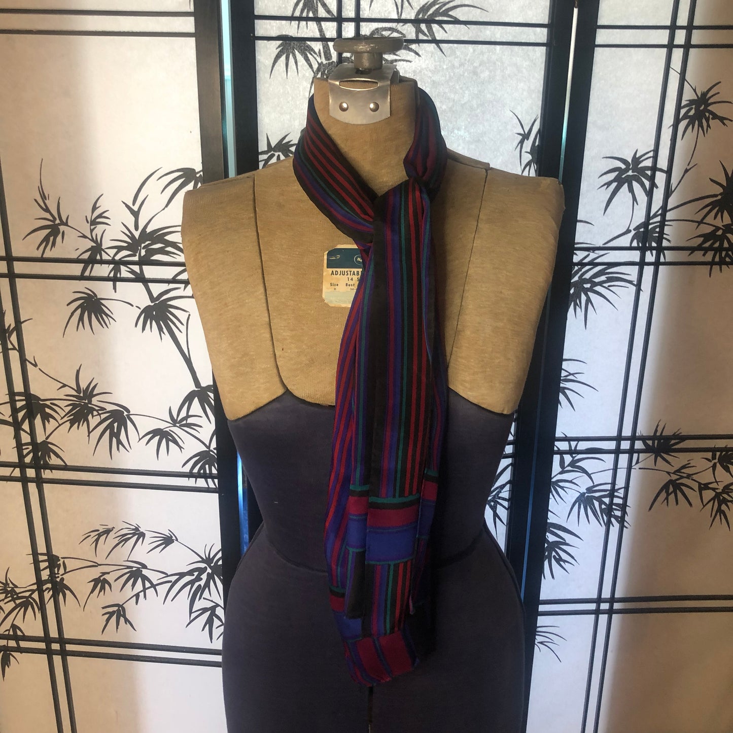 Stripy Liz Claiborne Long Scarf