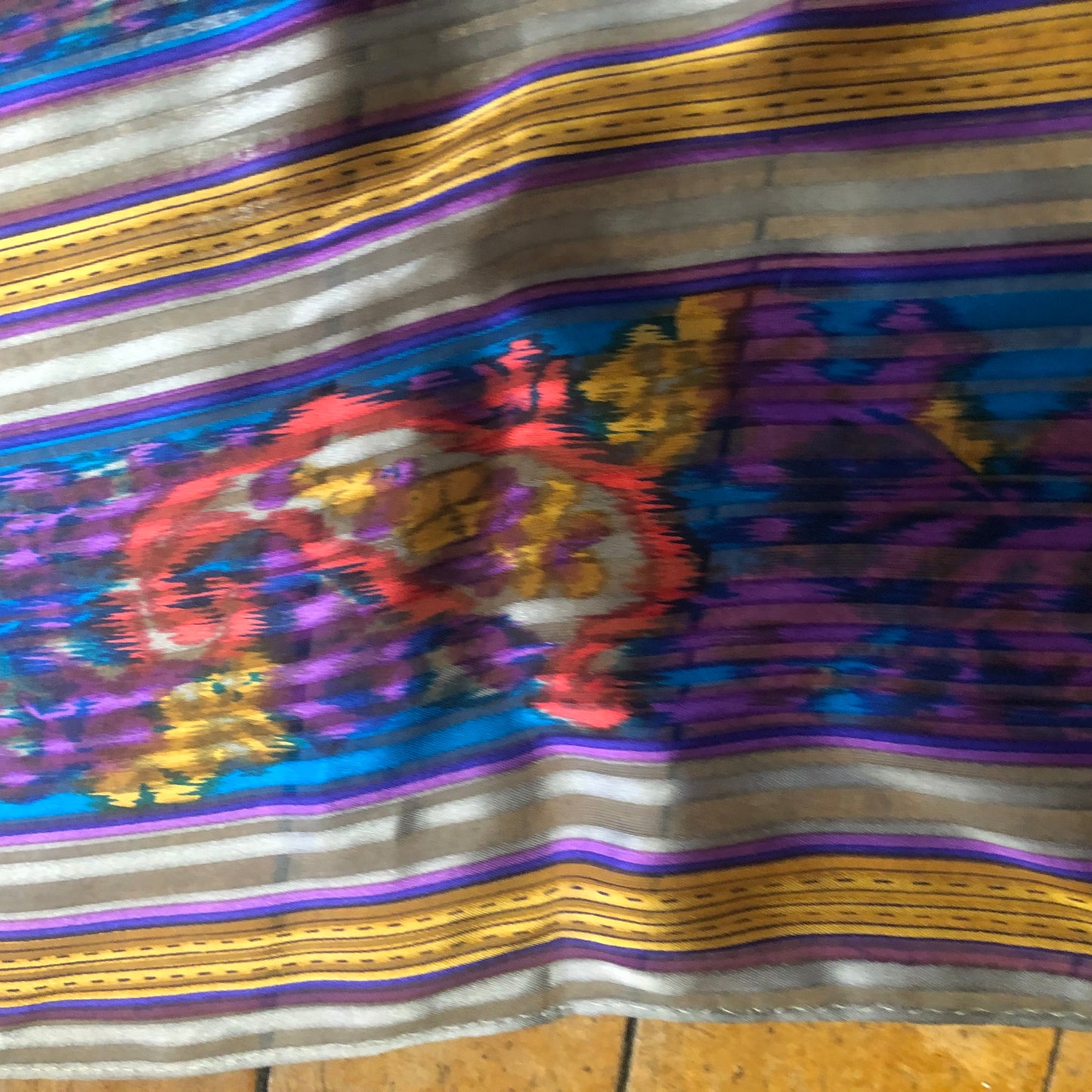 Elaine Gold Brand Floral Long Scarf