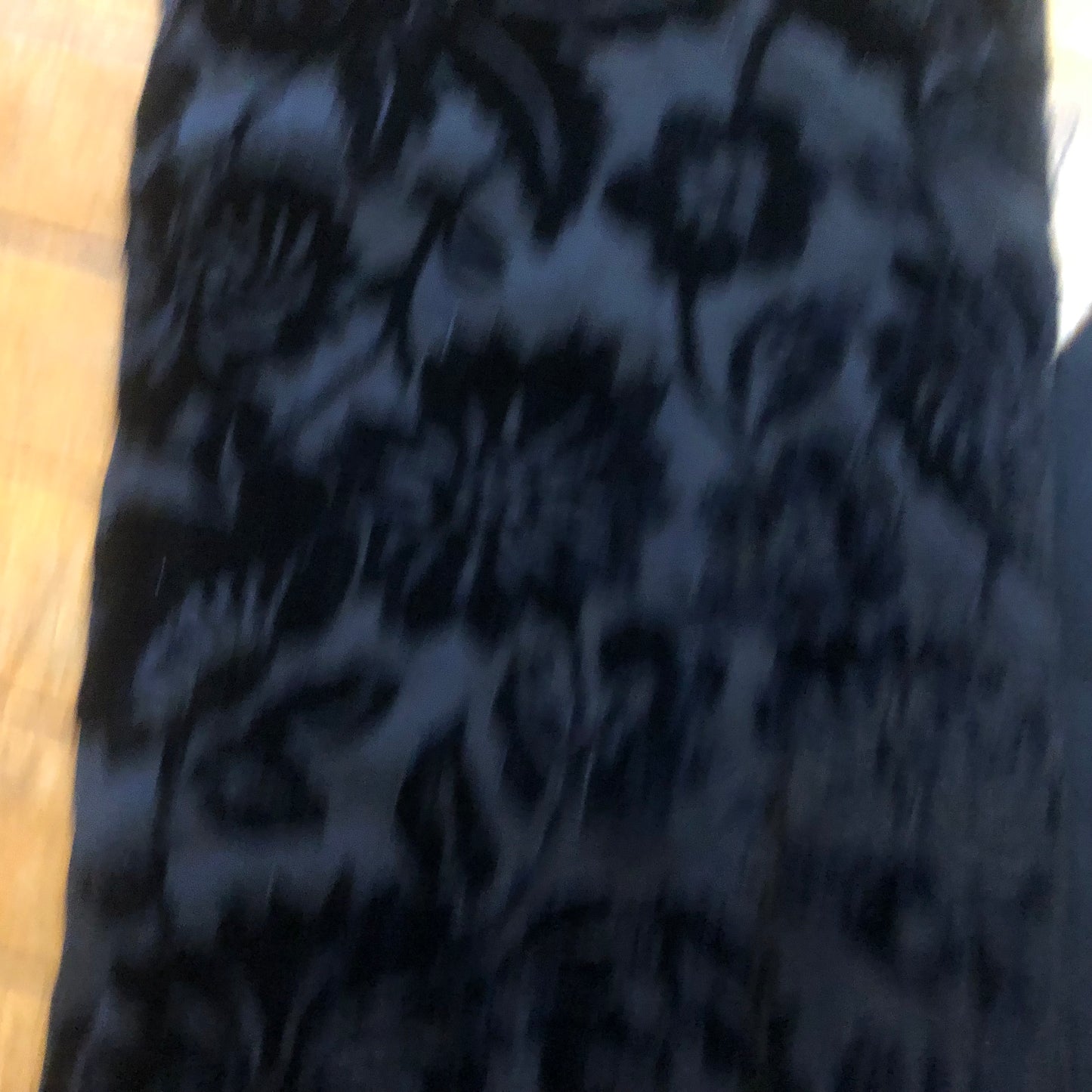 Vintage Long Black Floral Scarf, Unbranded Fashion Scarves