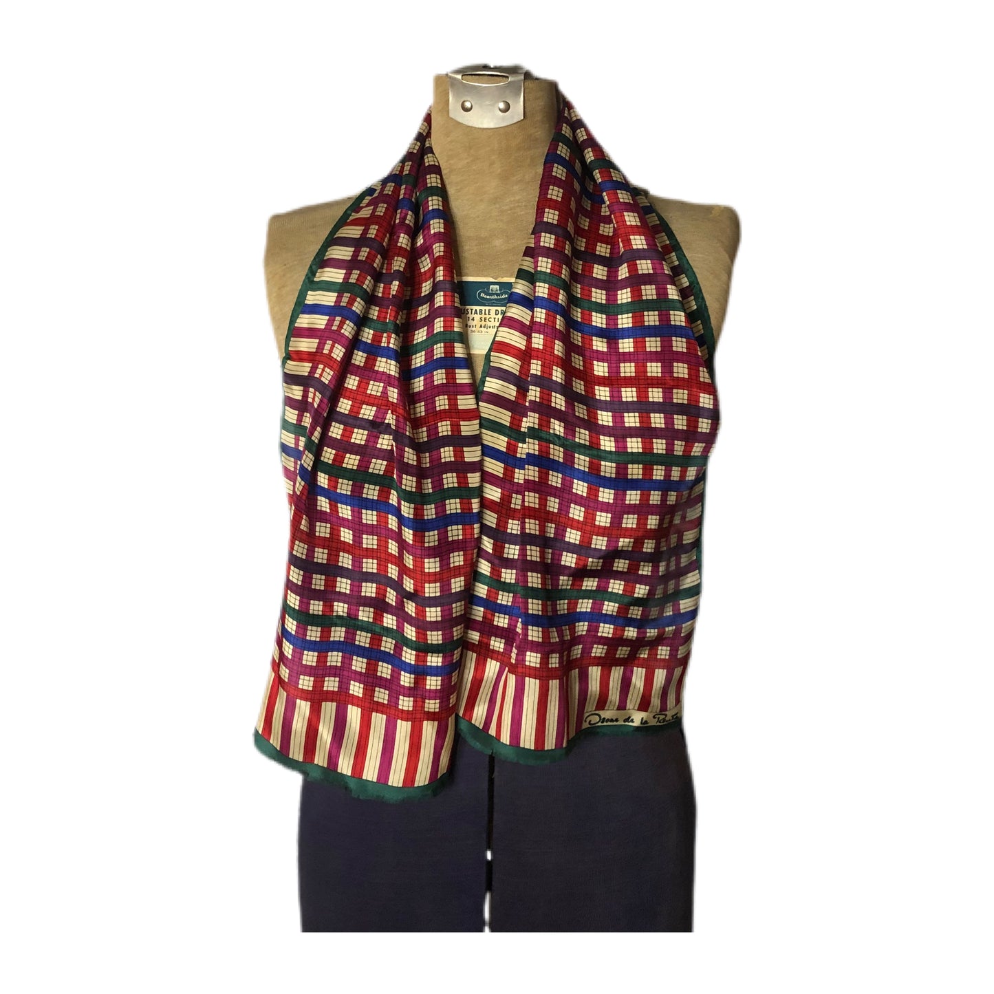 Oscar De La Renta Brand Long Scarf