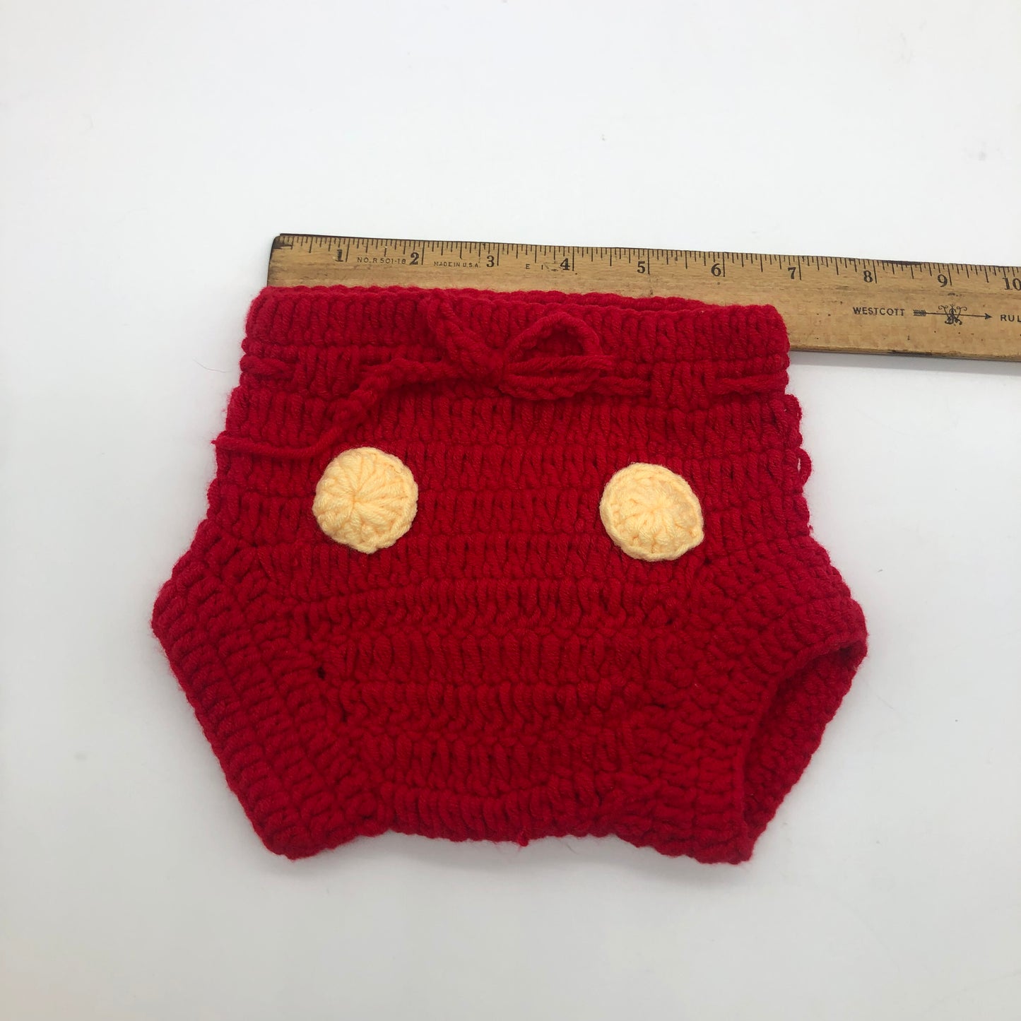 Mickey Mouse Crochet Baby Costume