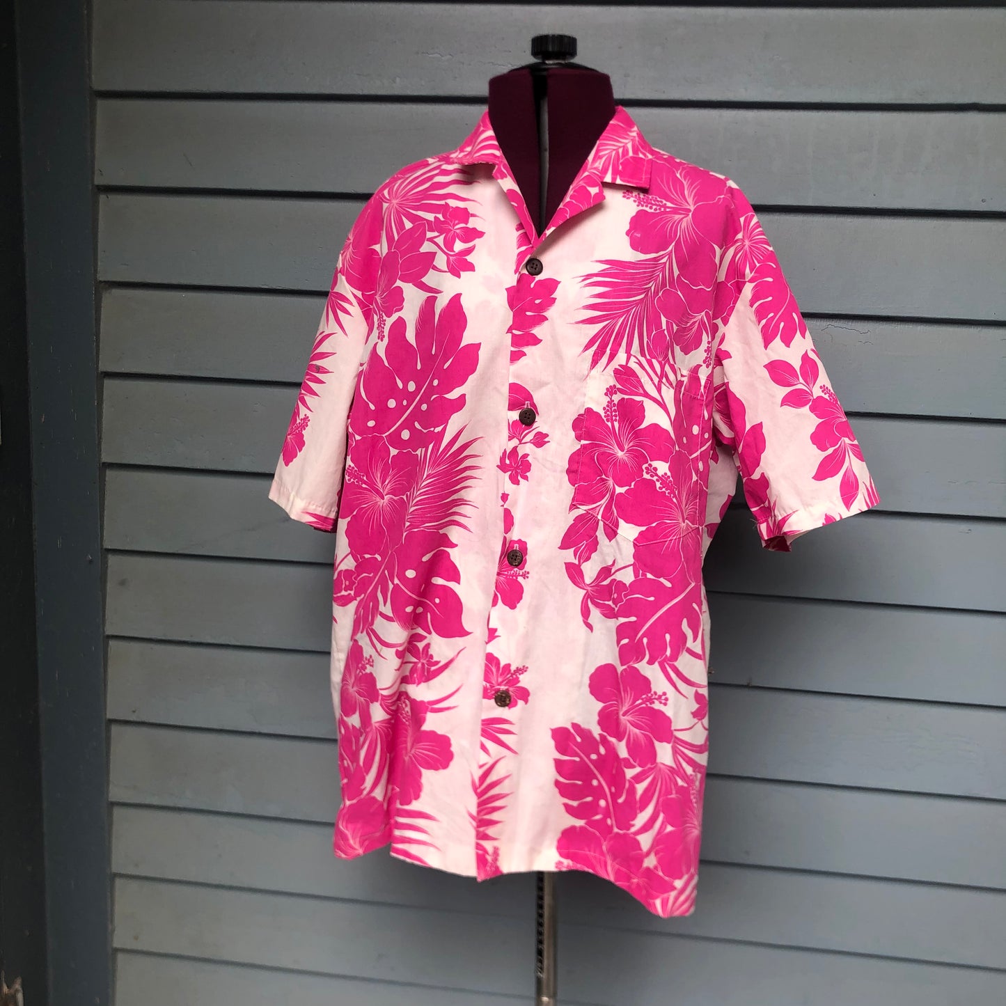 Royal Creations Brand Pink Aloha Shirt