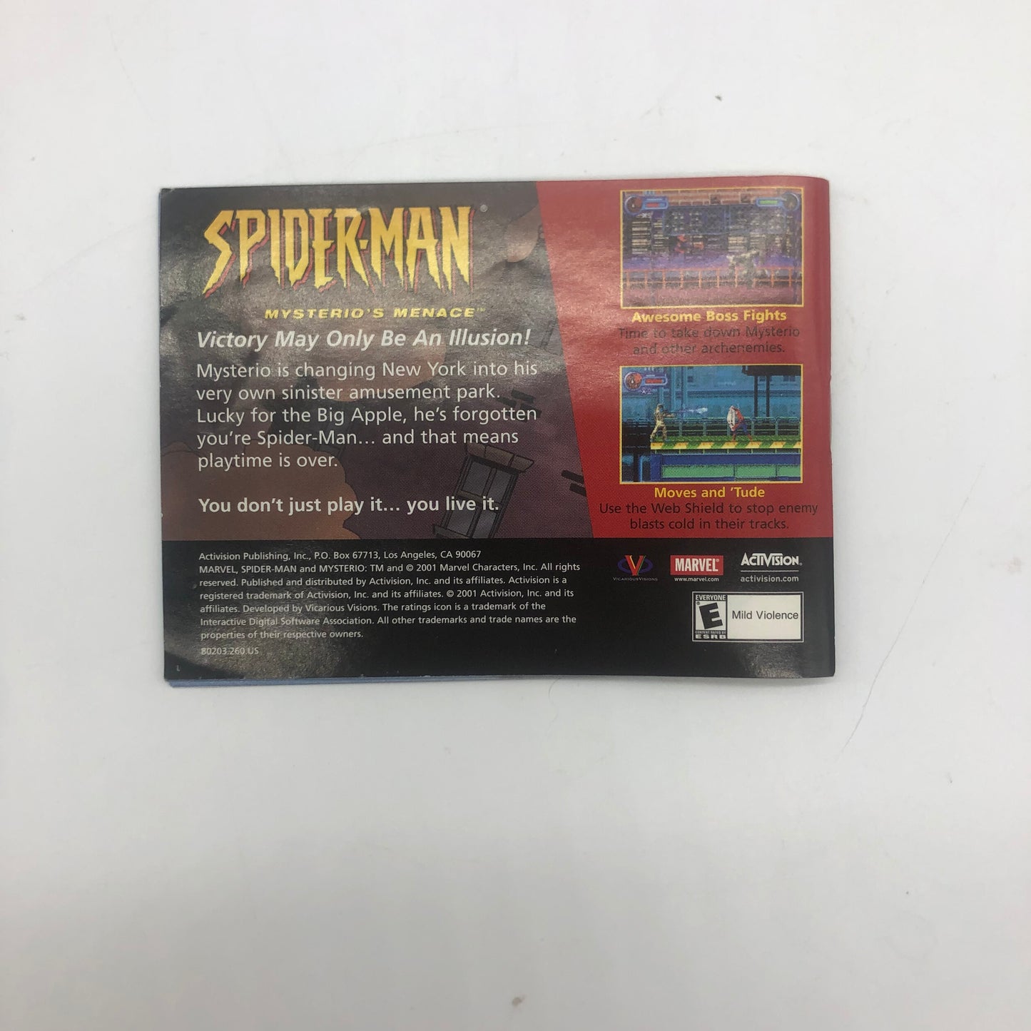 Nintendo Game Boy Advanced Game X-Men Reign Of Apocalypse