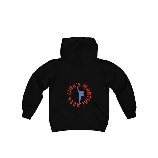 Link's Martial Arts Logo Youth Heavy Blend Hooded Sweatshirt