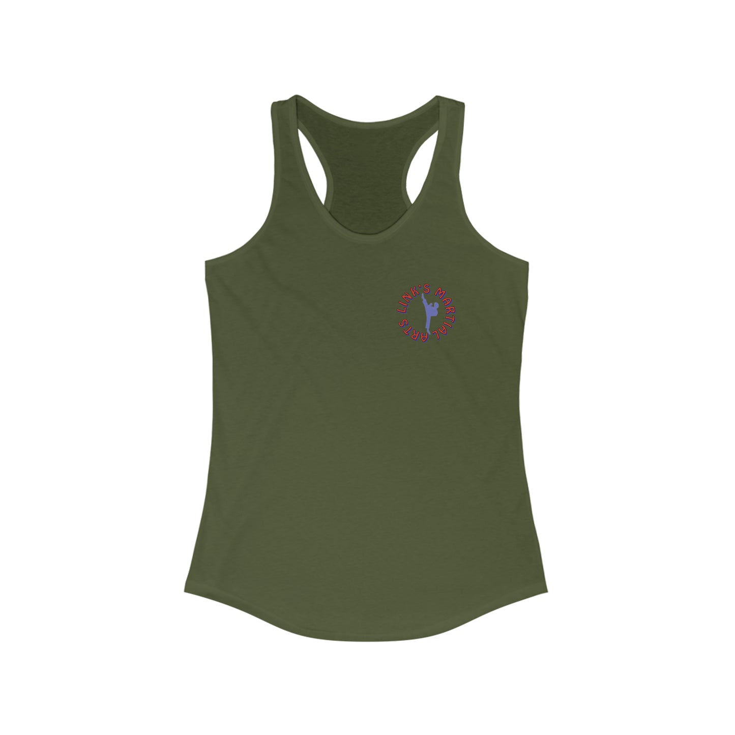 Link's Martial Arts Women's Ideal Racerback Logo Tank