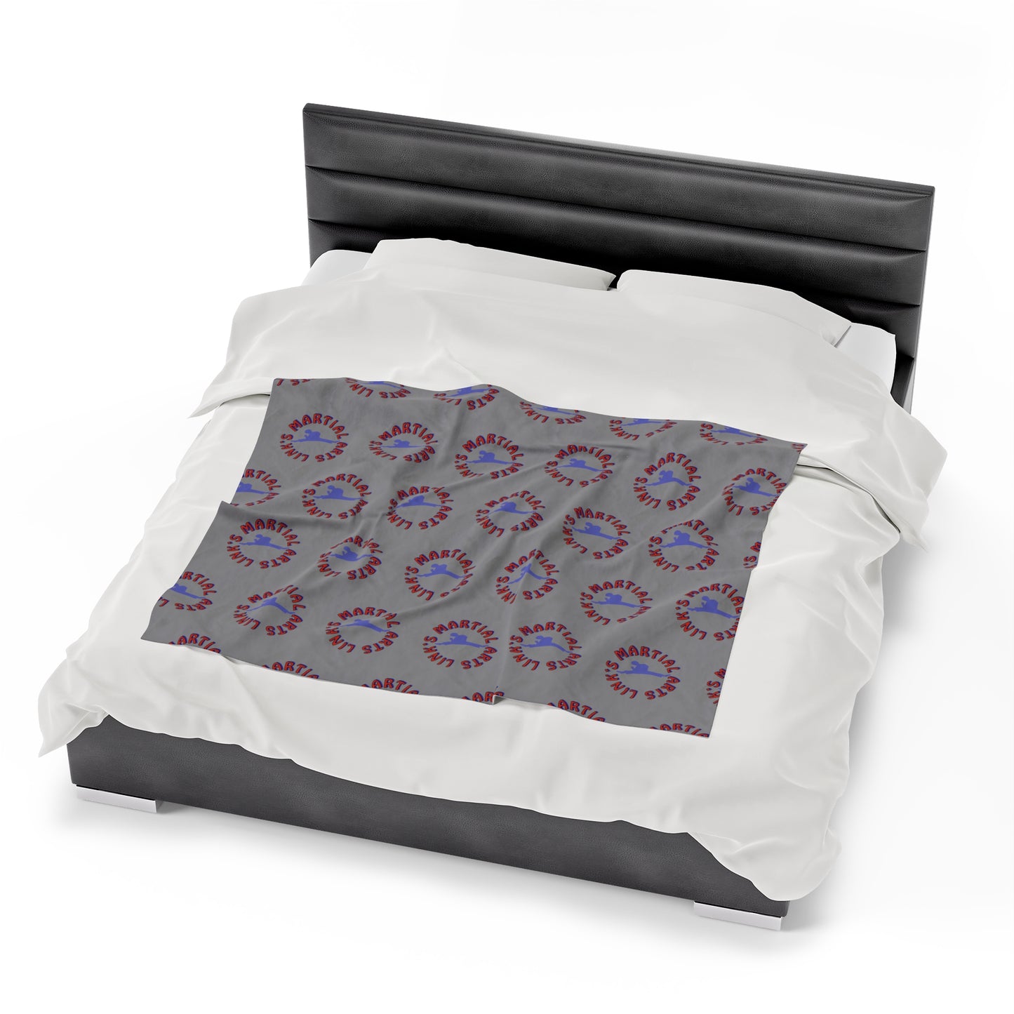 Link's Martial Arts Logo Velveteen Plush Blanket