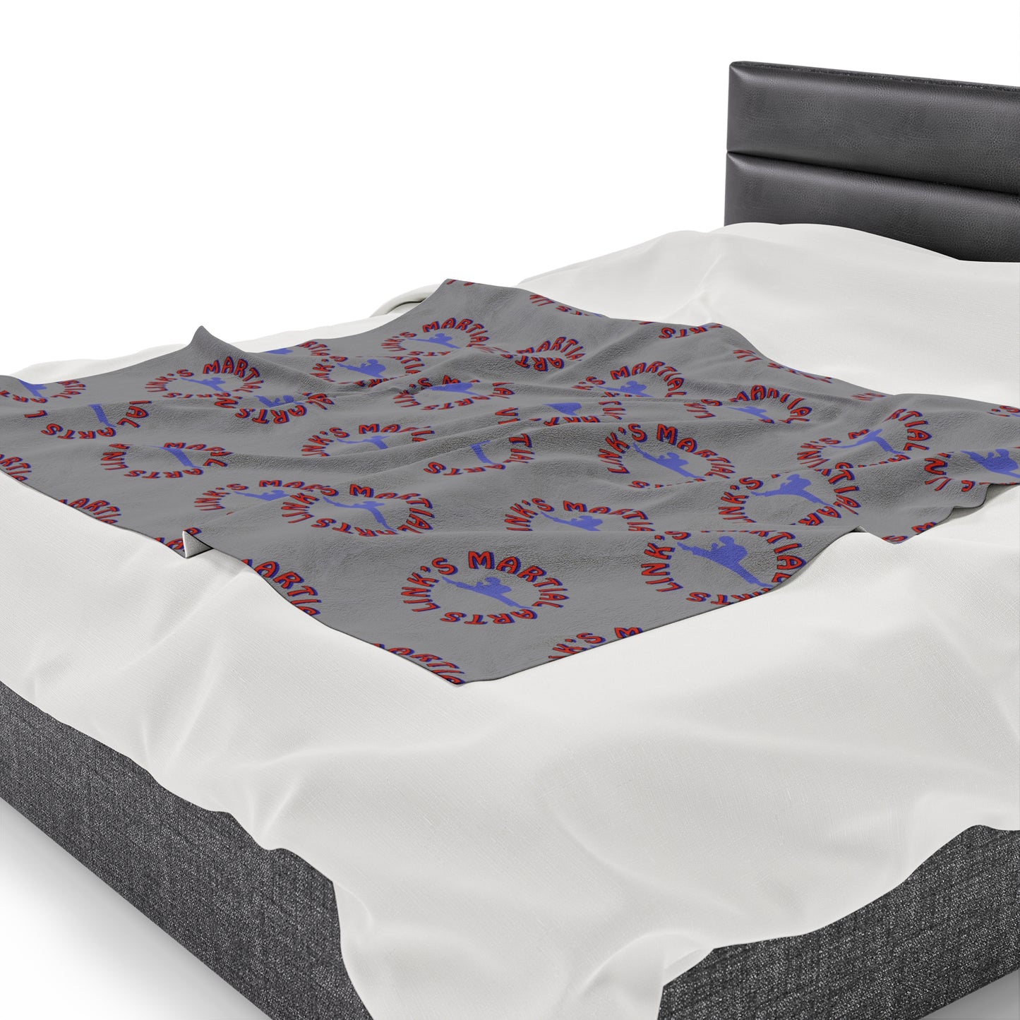 Link's Martial Arts Logo Velveteen Plush Blanket