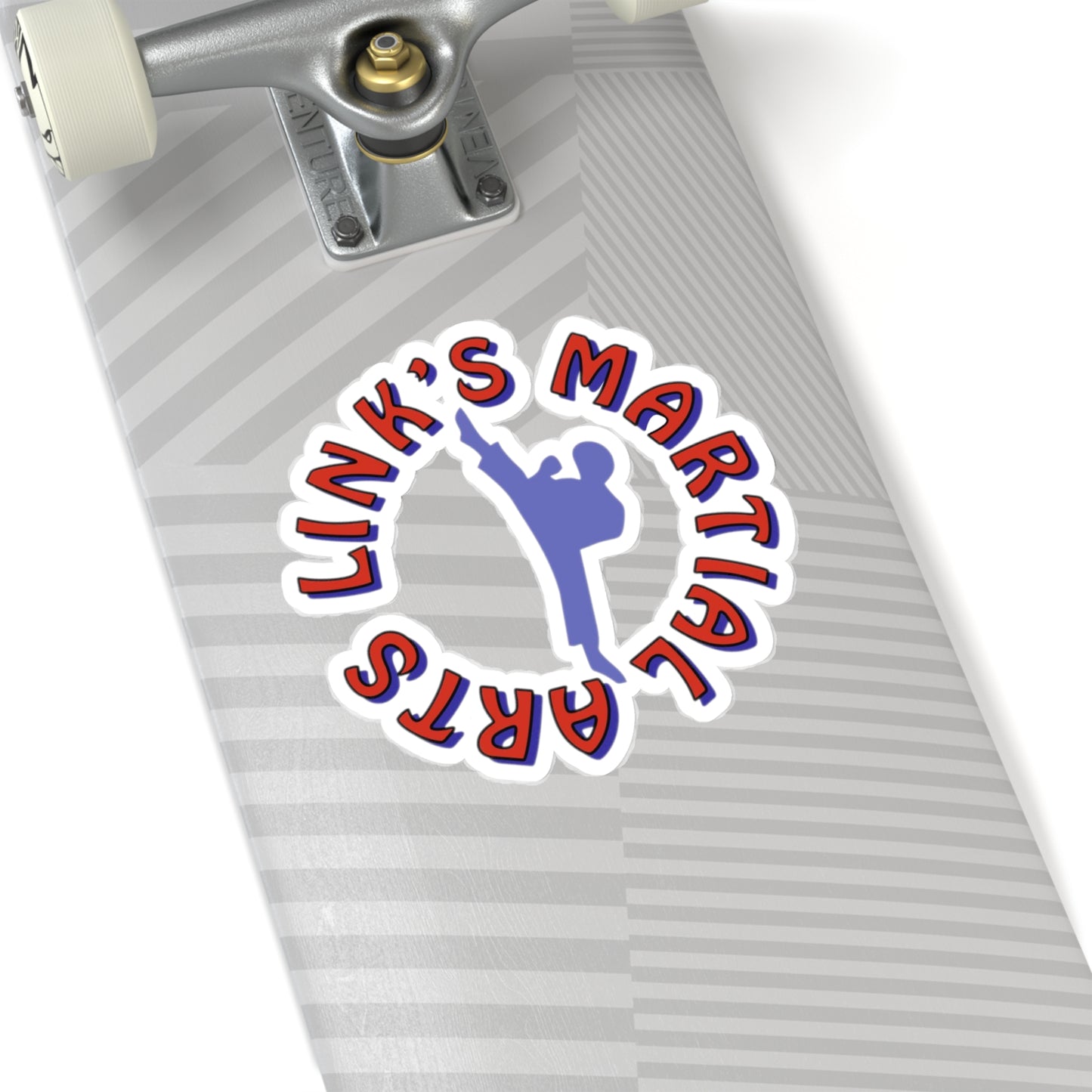 Link's Martial Arts Kiss-Cut Logo Stickers