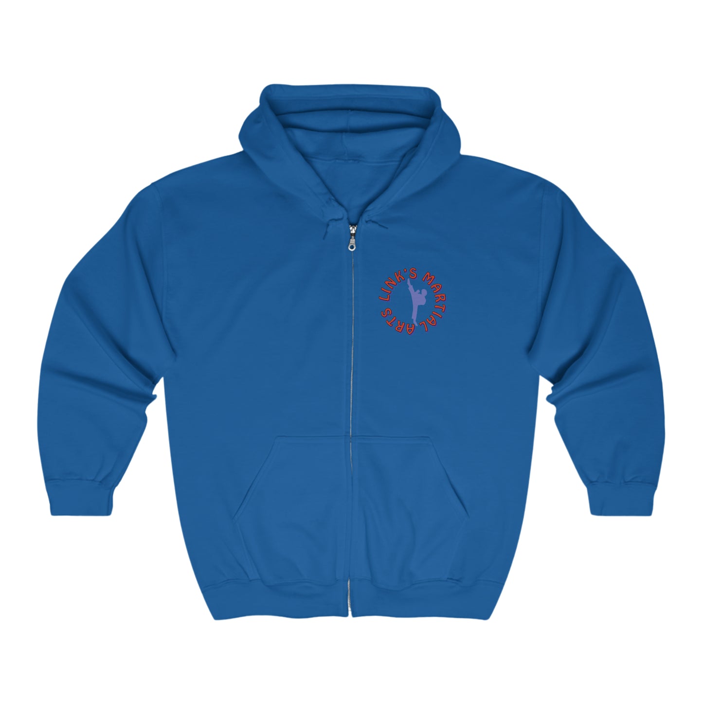 Link's Martial Arts Unisex Heavy Blend™ Full Zip Hooded Logo Sweatshirt