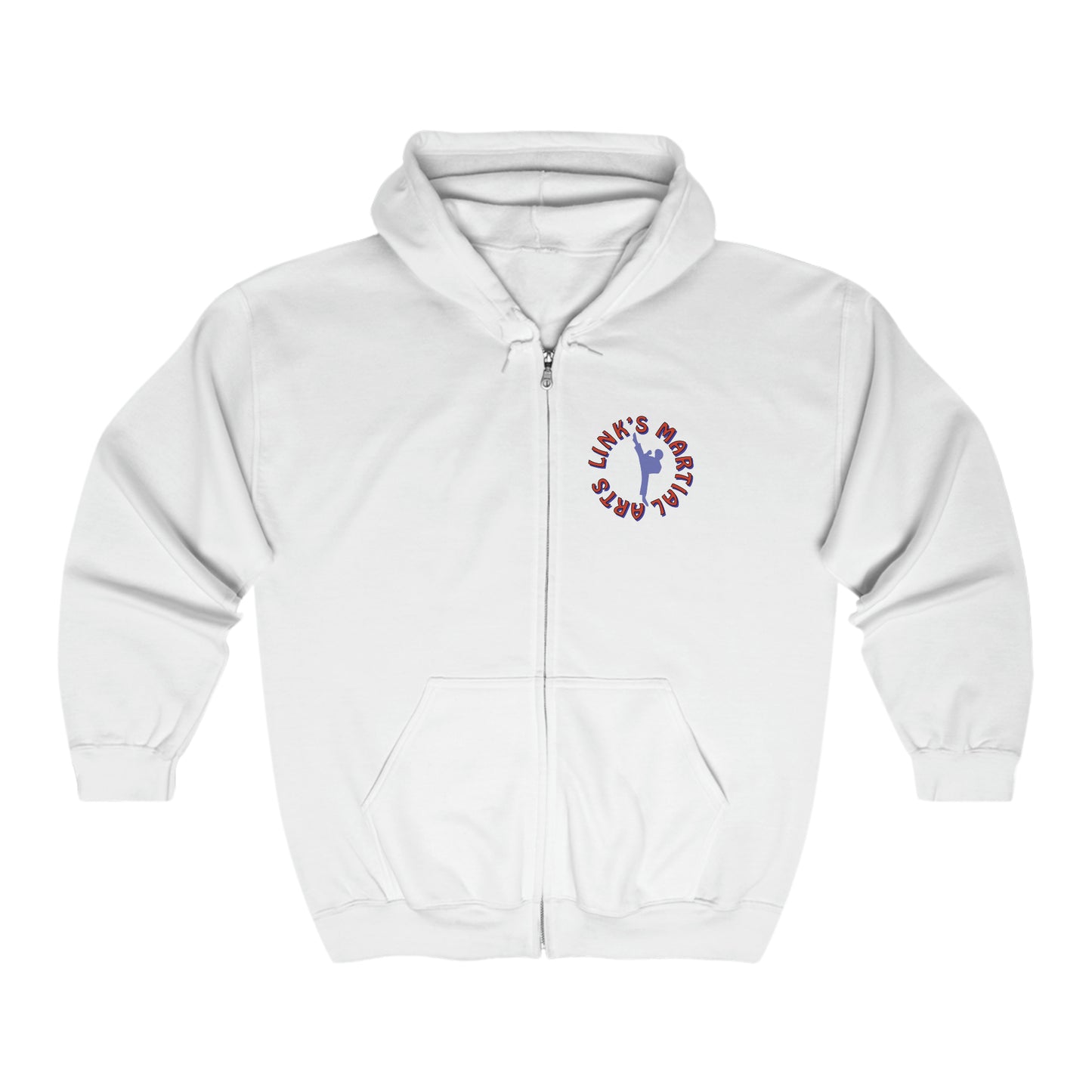 Link's Martial Arts Unisex Heavy Blend™ Full Zip Hooded Logo Sweatshirt