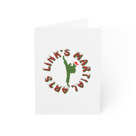Martial Arts Greeting Cards — Link's Martial Arts Logo Card (Single or Bulk Pack)