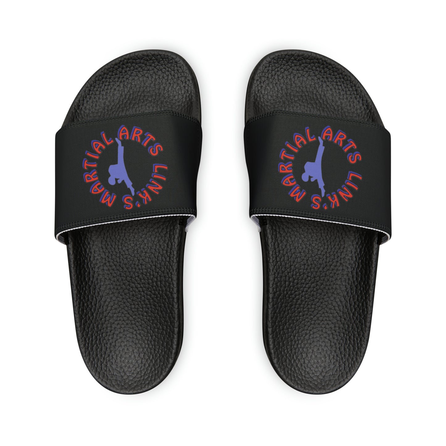 Link's Martial Arts Youth PU Logo Slide Sandals