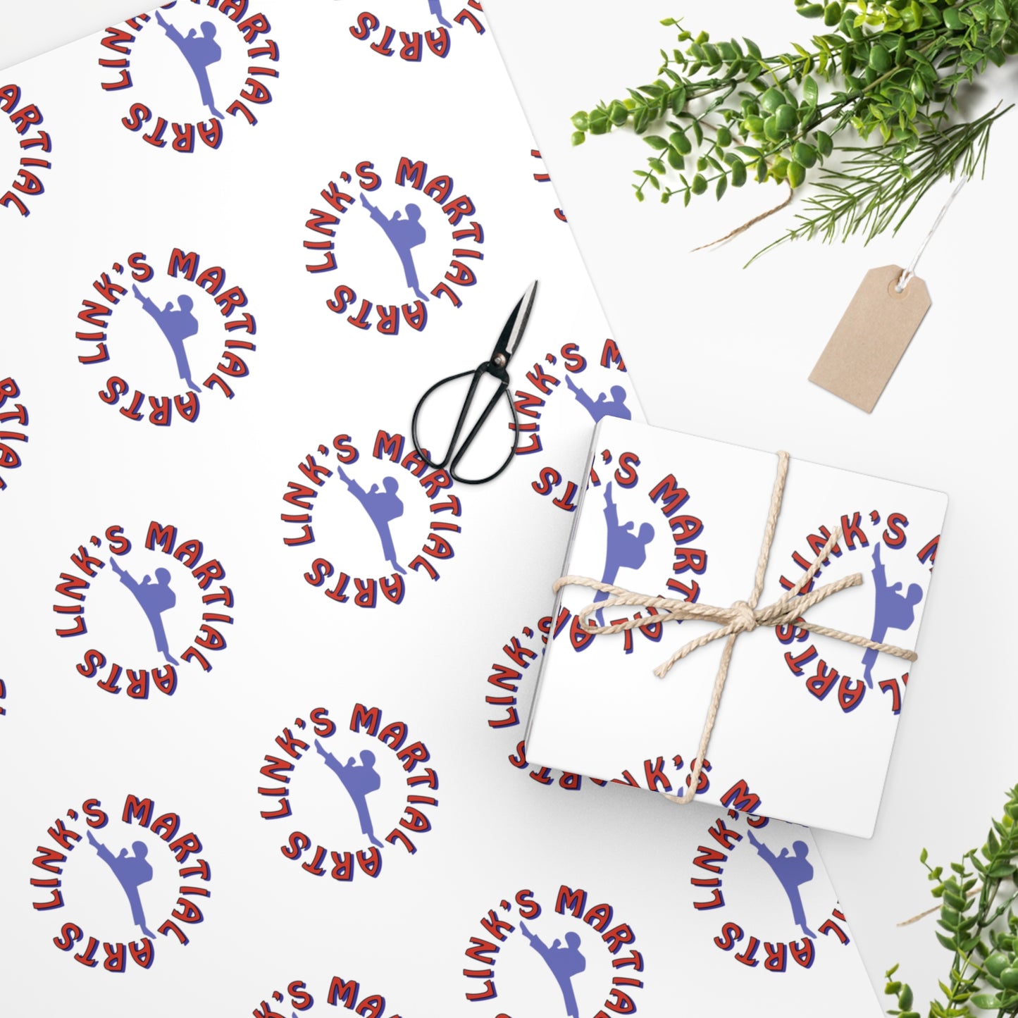 Link's Martial Arts Logo Wrapping Paper