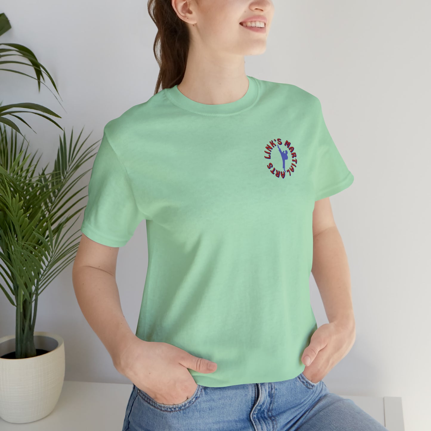 Link's Martial Arts Unisex Jersey Short Sleeve Logo Tee