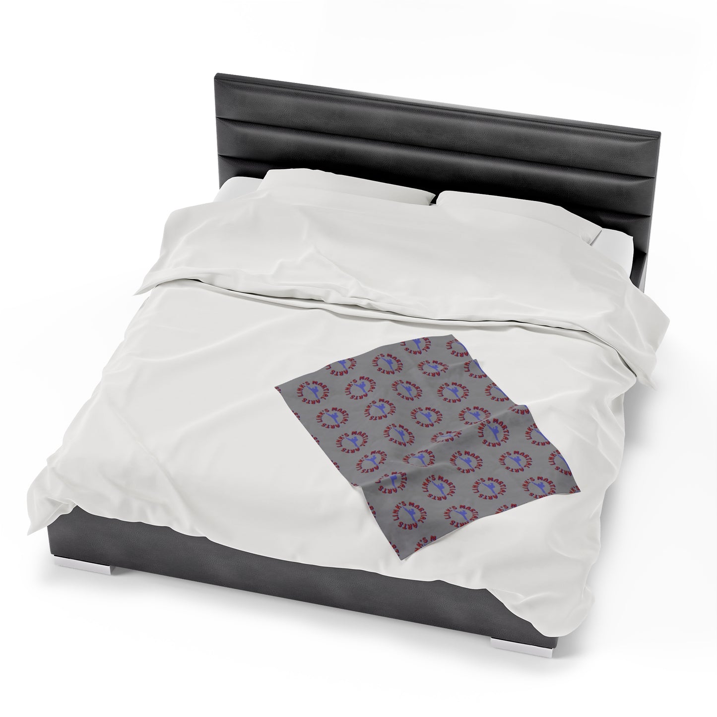 Link's Martial Arts Logo Velveteen Plush Blanket