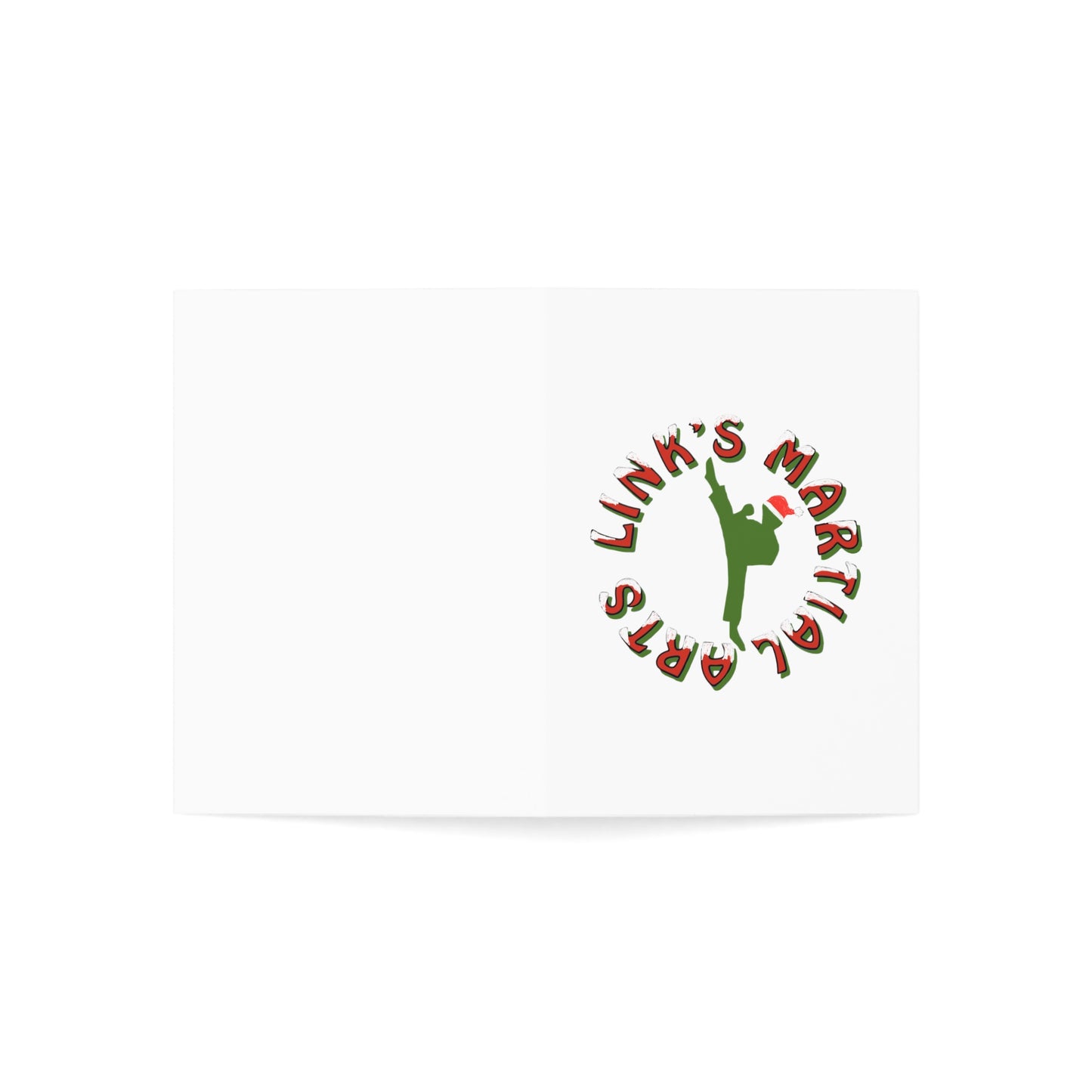 Martial Arts Greeting Cards — Link's Martial Arts Logo Card (Single or Bulk Pack)
