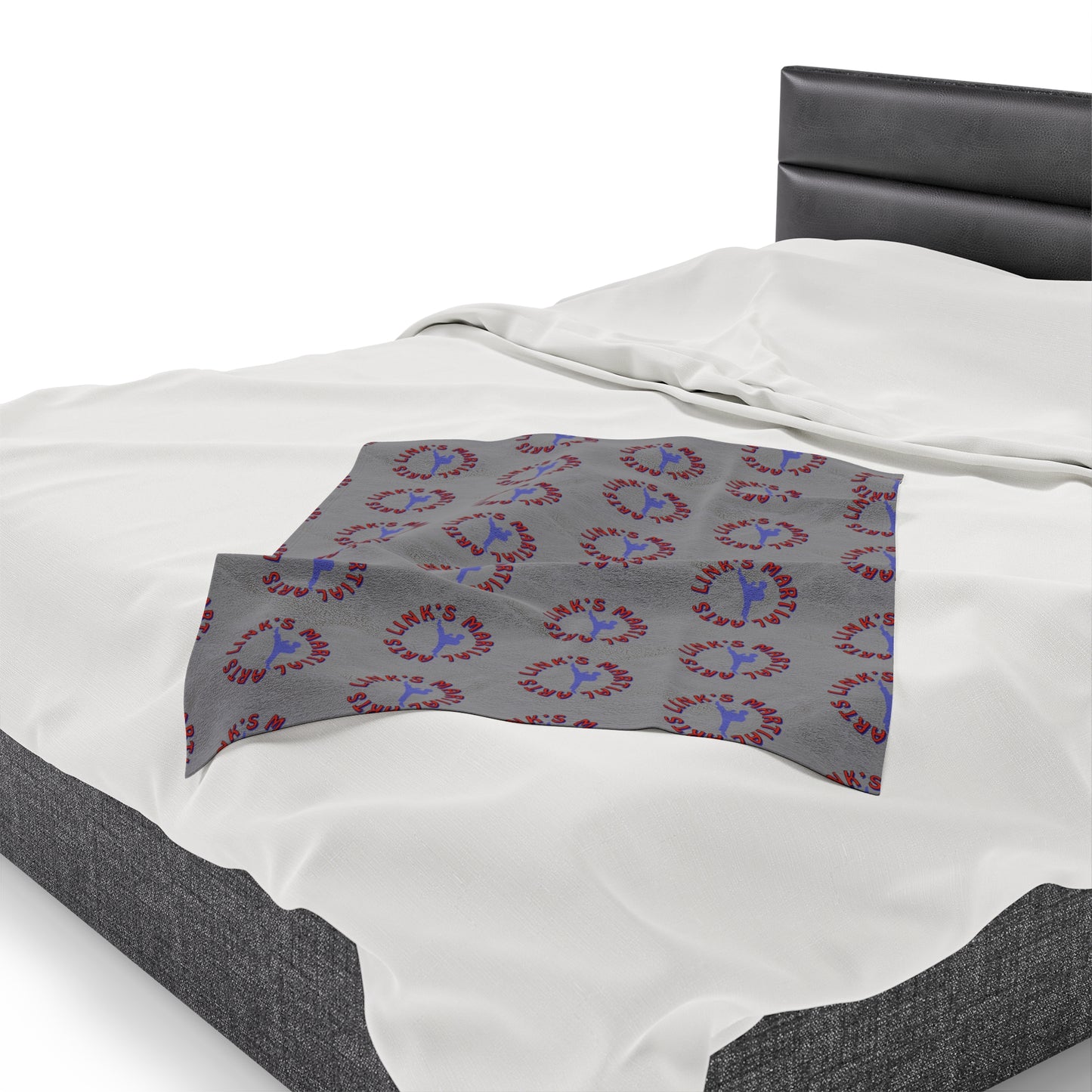 Link's Martial Arts Logo Velveteen Plush Blanket