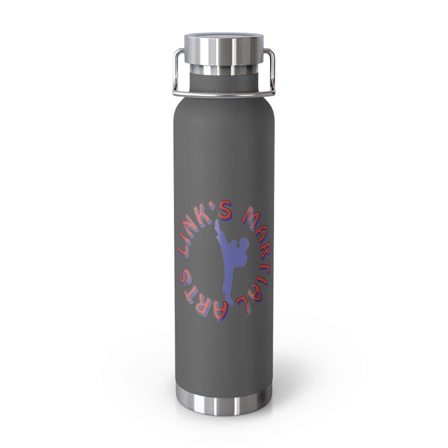 Link's Martial Arts Logo Copper Vacuum Insulated Bottle, 22oz