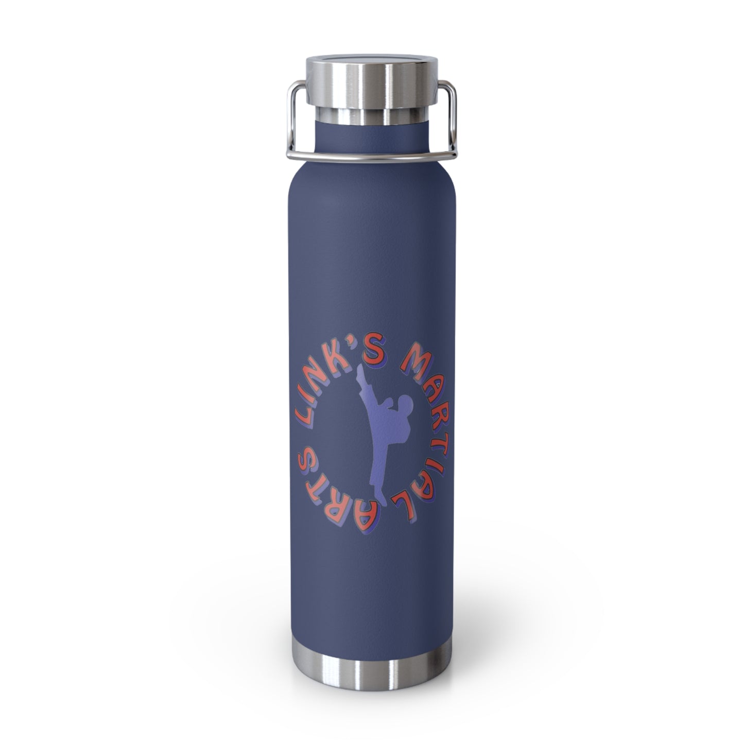 Link's Martial Arts Logo Copper Vacuum Insulated Bottle, 22oz
