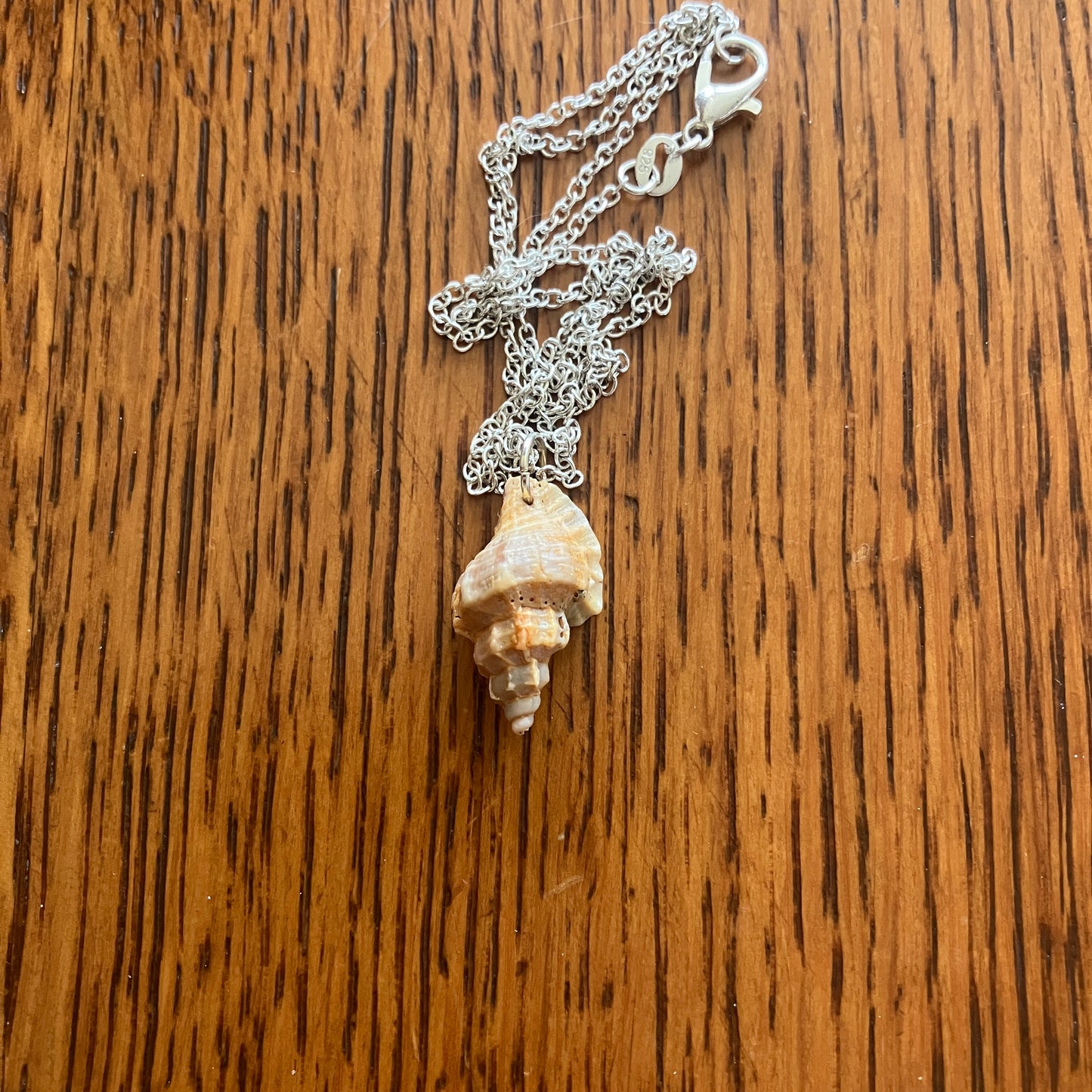 Murex Sell Artisan Made Pendant Handcrafted Sea Shell Necklace 1/2in x 7/8in Mermaid Jewelry