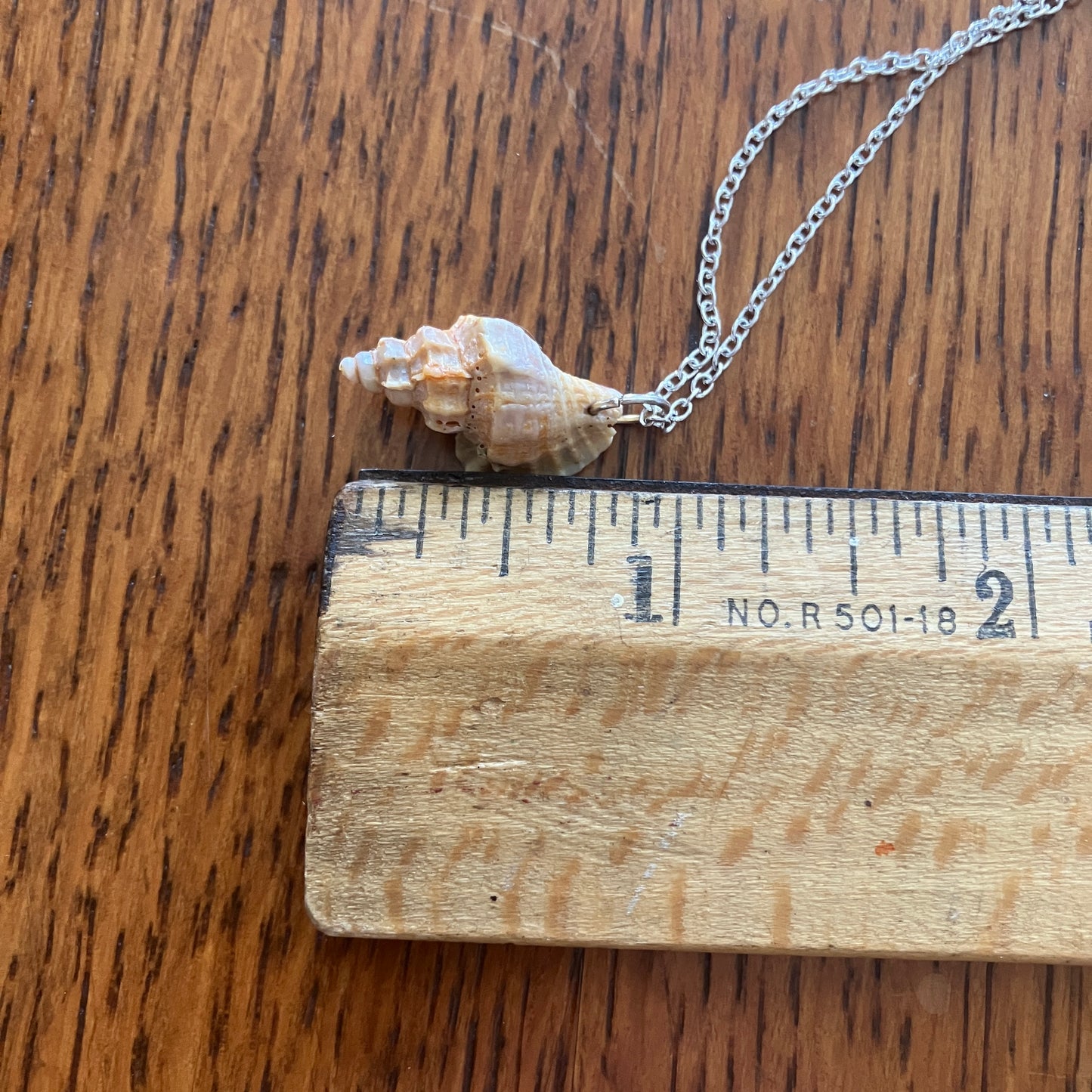 Murex Sell Artisan Made Pendant Handcrafted Sea Shell Necklace 1/2in x 7/8in Mermaid Jewelry