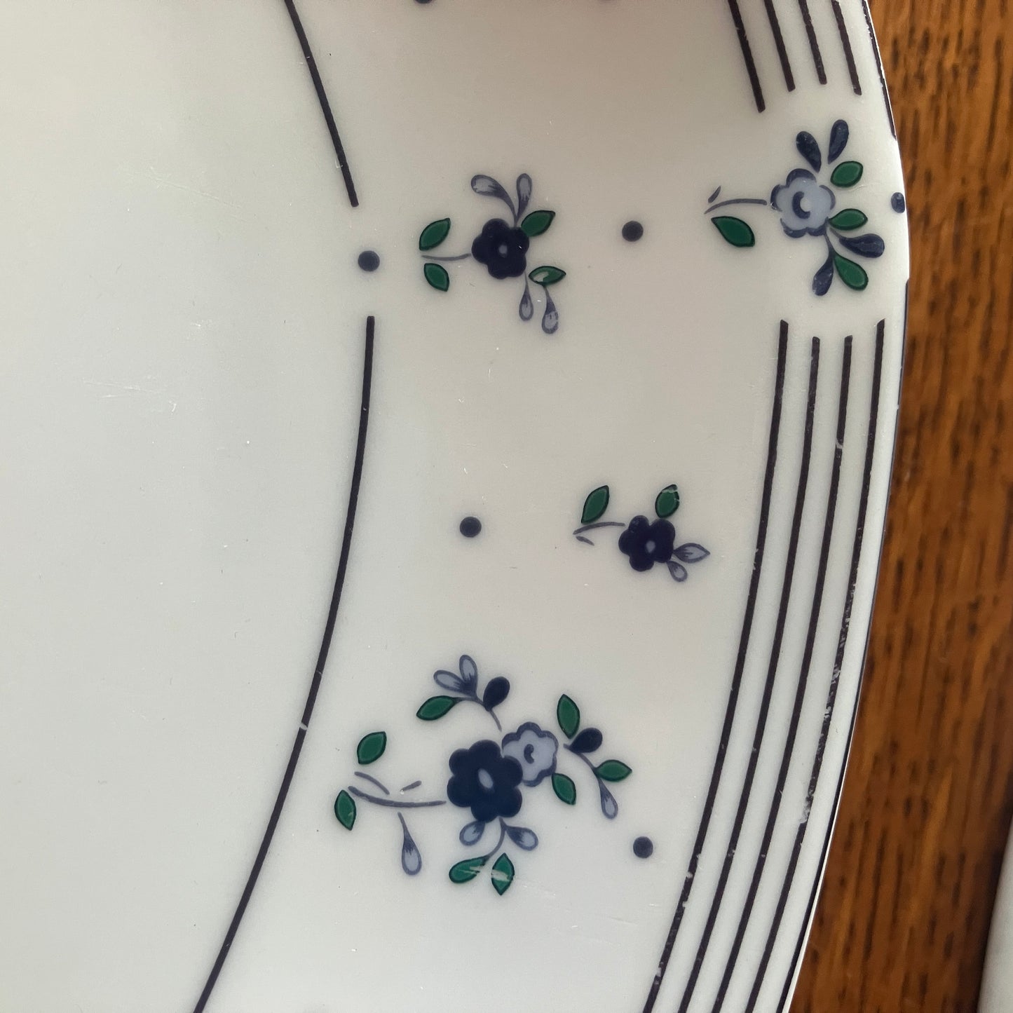 Royal Doulton Calico Blue Dinner Plate Set of 4 10.5" Vintage England