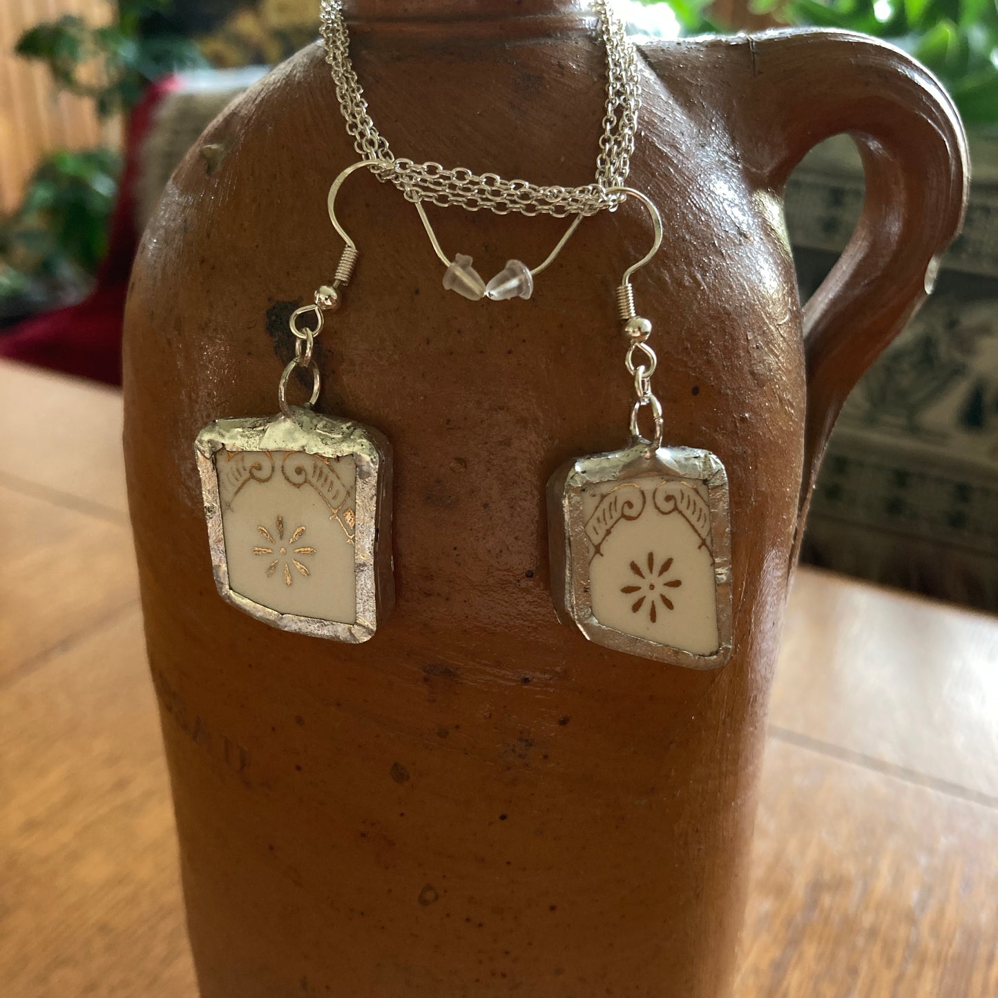 Artisan Made Dangle Earrings Unbranded Plate Handcrafted Earrings