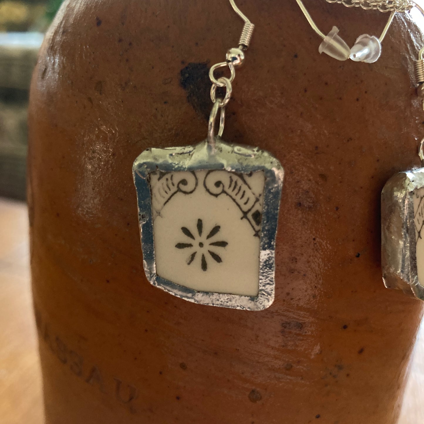 Artisan Made Dangle Earrings Unbranded Plate Handcrafted Earrings