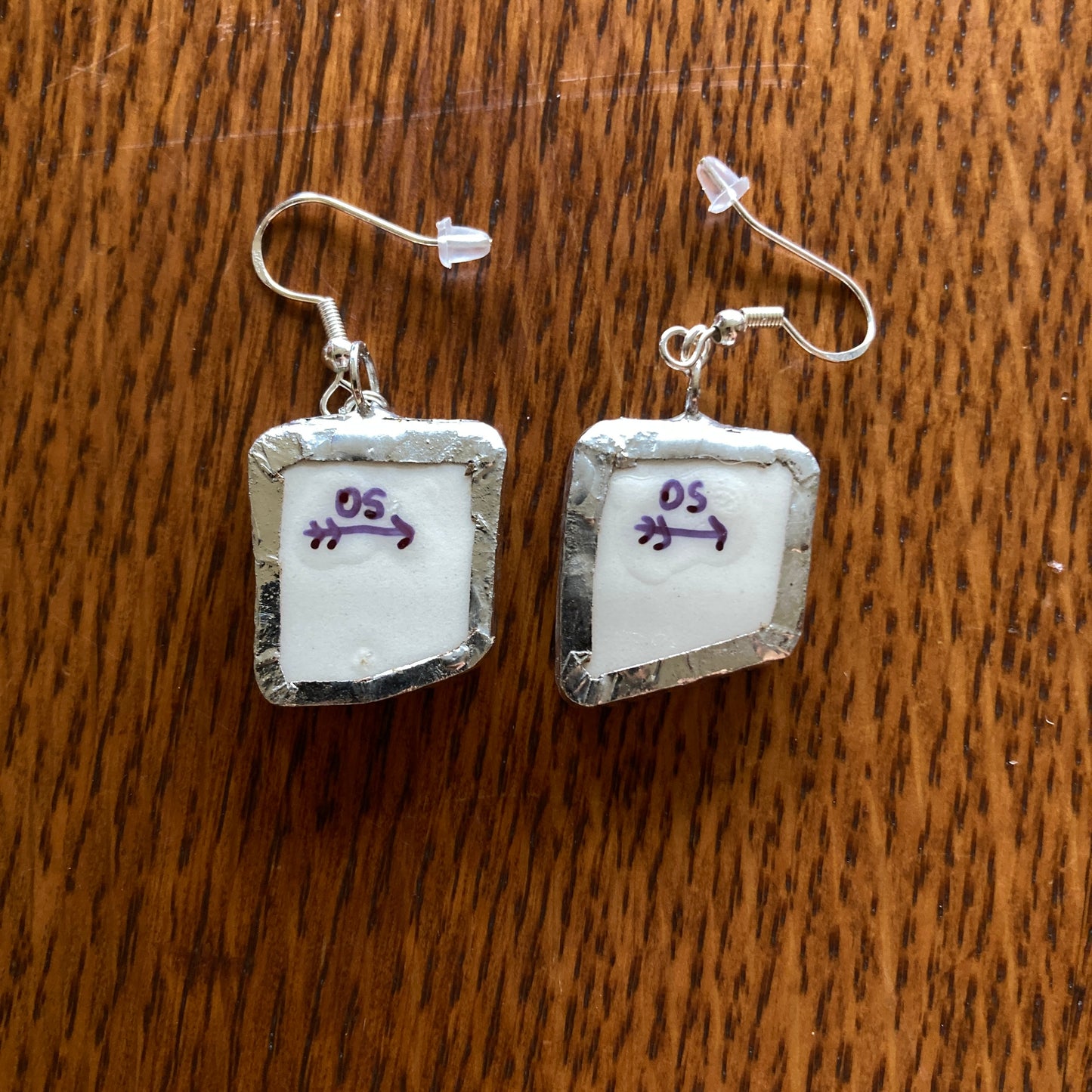 Artisan Made Dangle Earrings Unbranded Plate Handcrafted Earrings