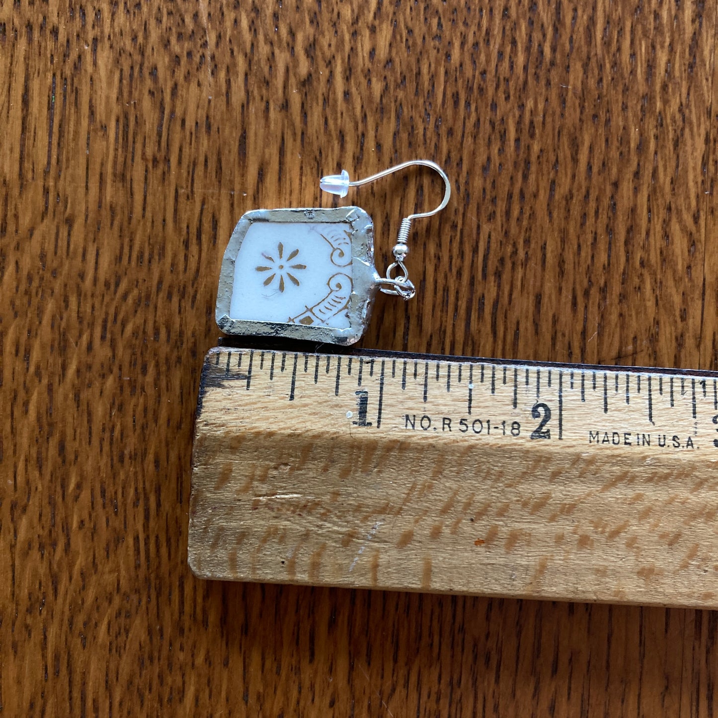 Artisan Made Dangle Earrings Unbranded Plate Handcrafted Earrings