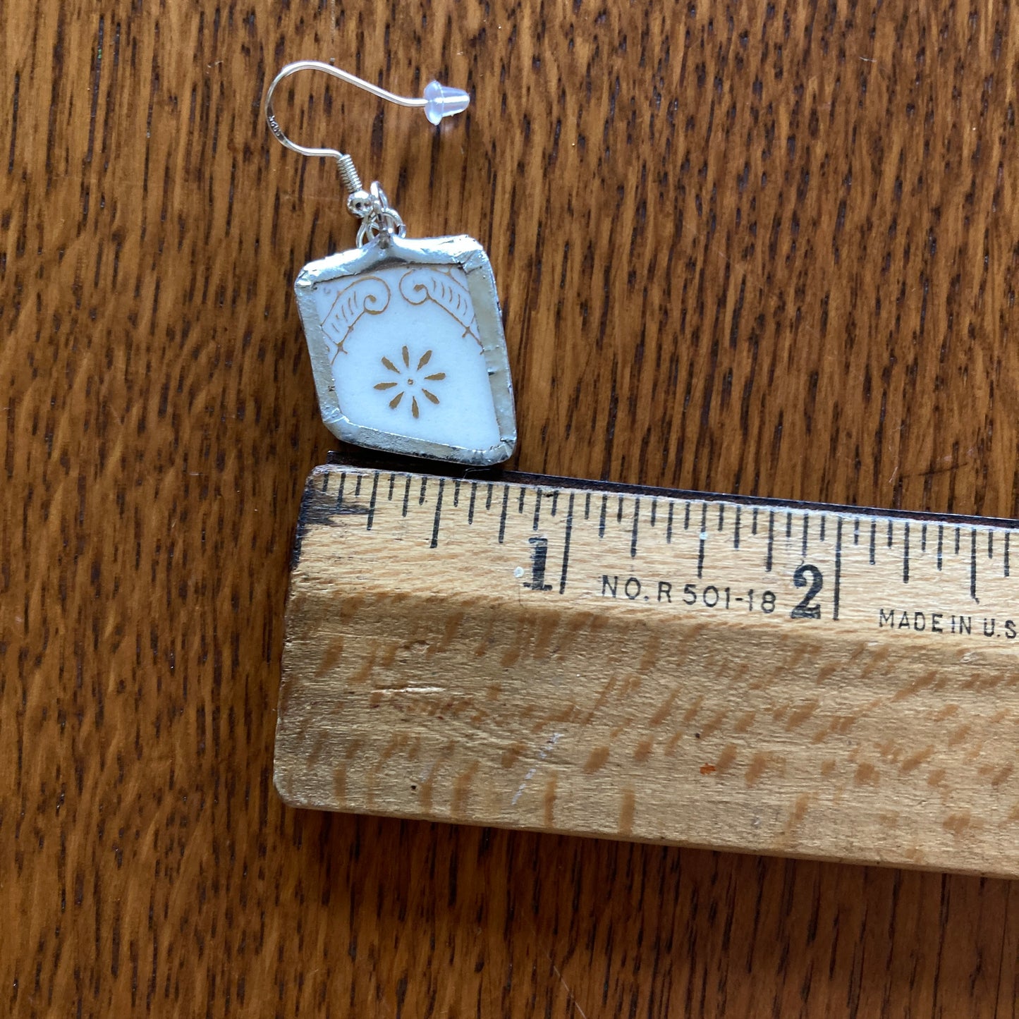 Artisan Made Dangle Earrings Unbranded Plate Handcrafted Earrings