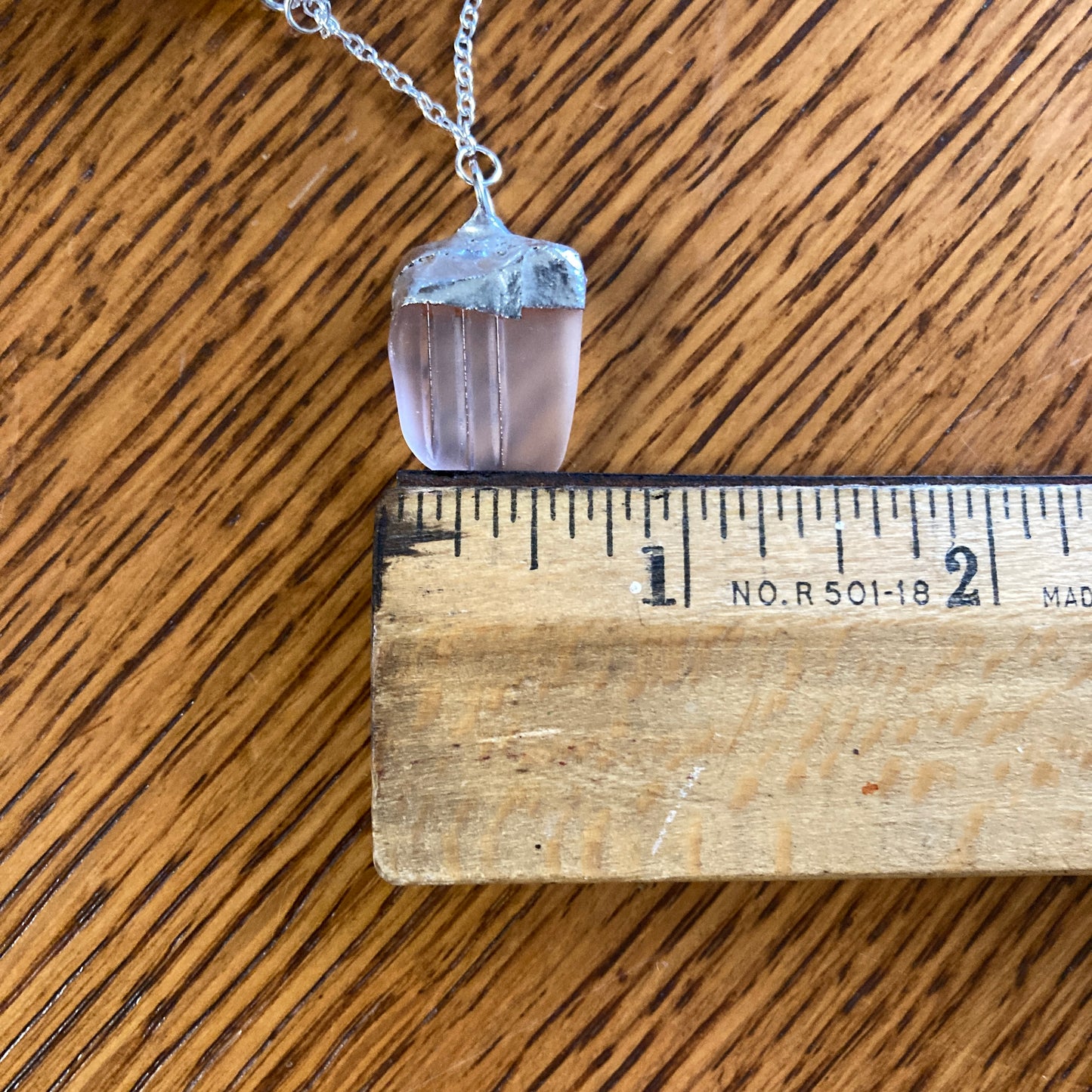 Erie Glass Artisan Made Multi Pendant Necklace Purple Blue And Pink Glass Handcrafted Jewelry