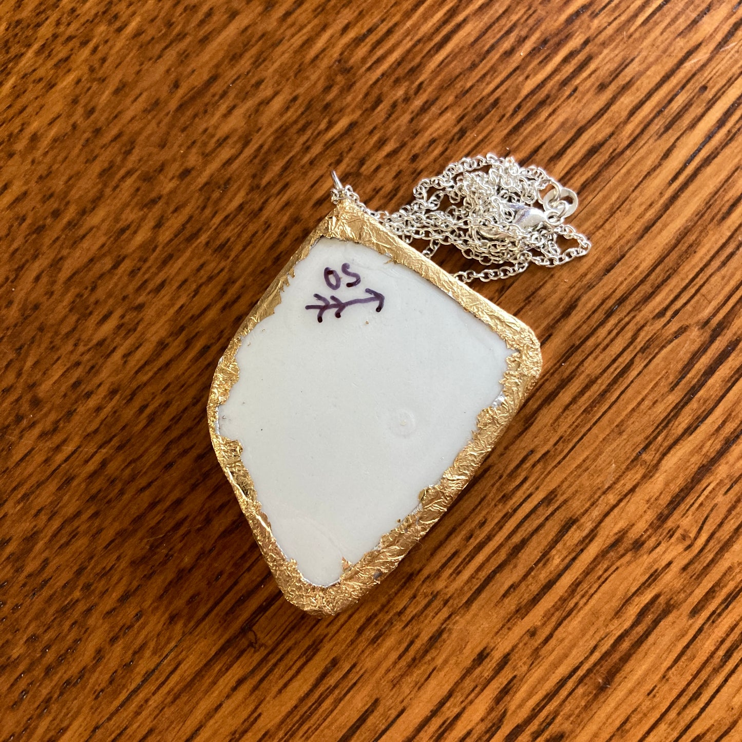 Broken Pottery Artisan Made Squirrel Nutkin Pendant Wedgwood Peter Rabbit Collector Plate Handcrafted Necklace 1.75 in x 2 in
