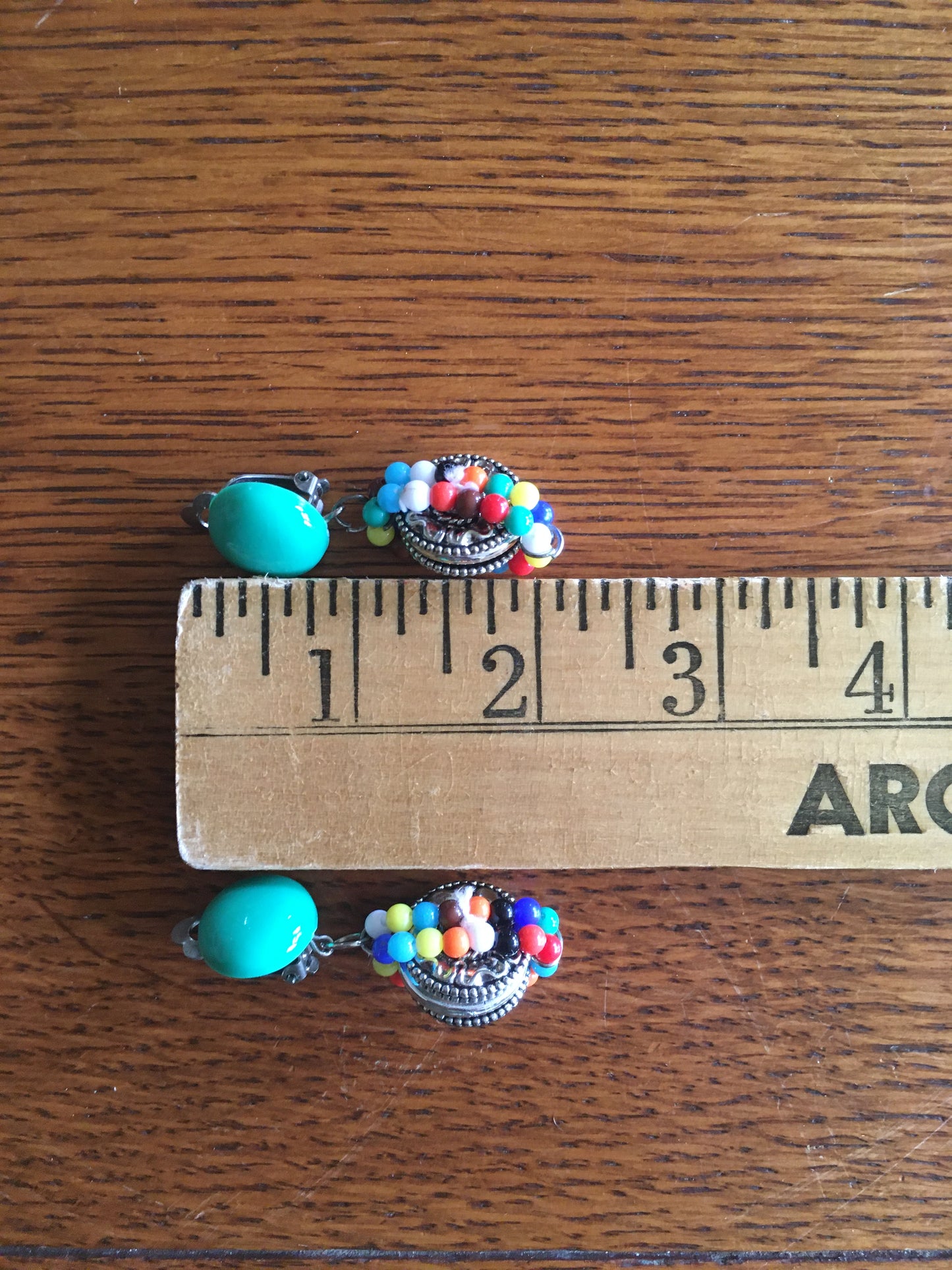 Rainbow Candy Costume Jewelry Set Necklace And Earrings