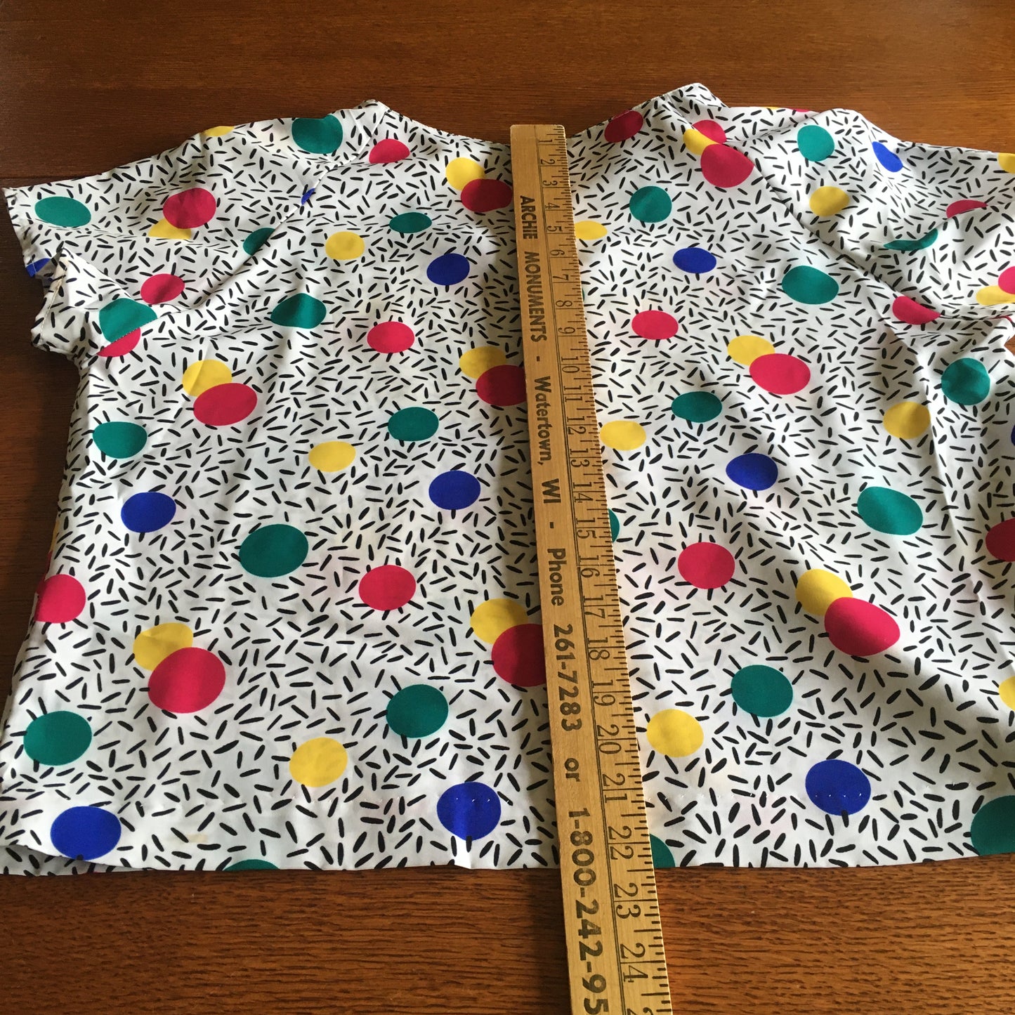 Design Elements By Impressions Sprinkle Polkadot Pullover 1980’s Vintage Large