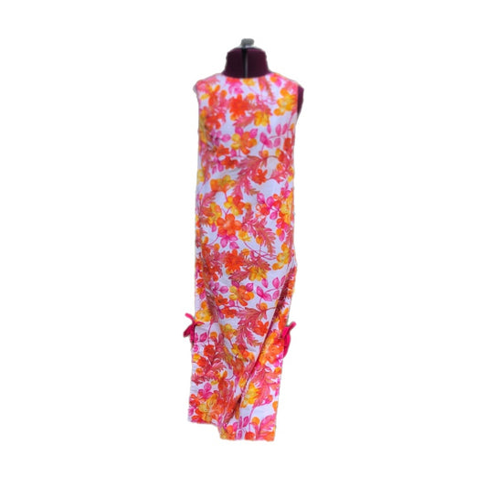 Young Hawaii Pink And Orange Floral Dress