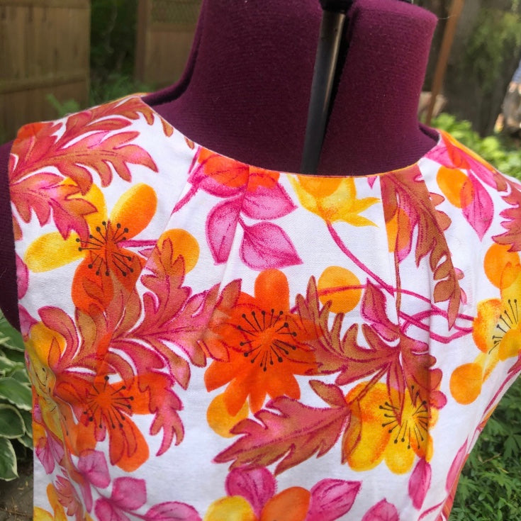 Young Hawaii Pink And Orange Floral Dress
