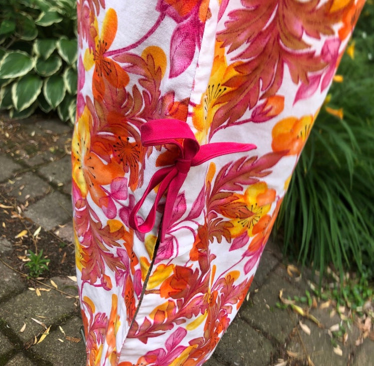 Young Hawaii Pink And Orange Floral Dress