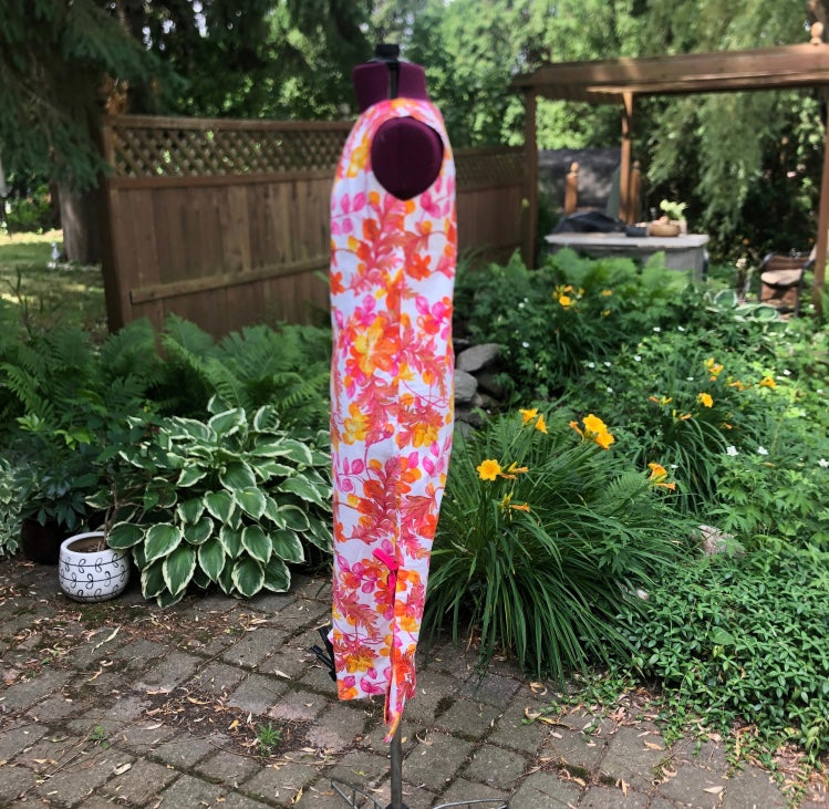 Young Hawaii Pink And Orange Floral Dress