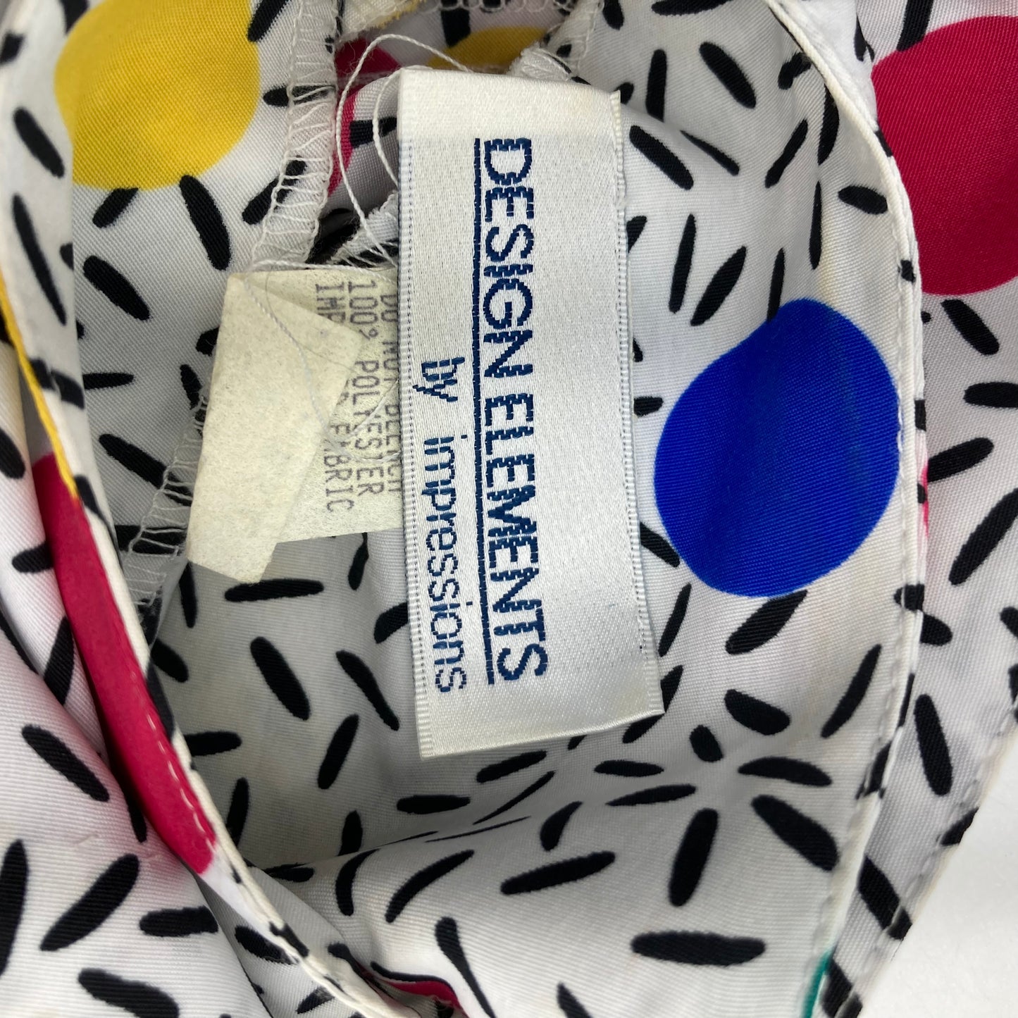 Design Elements By Impressions Sprinkle Polkadot Pullover 1980’s Vintage Large