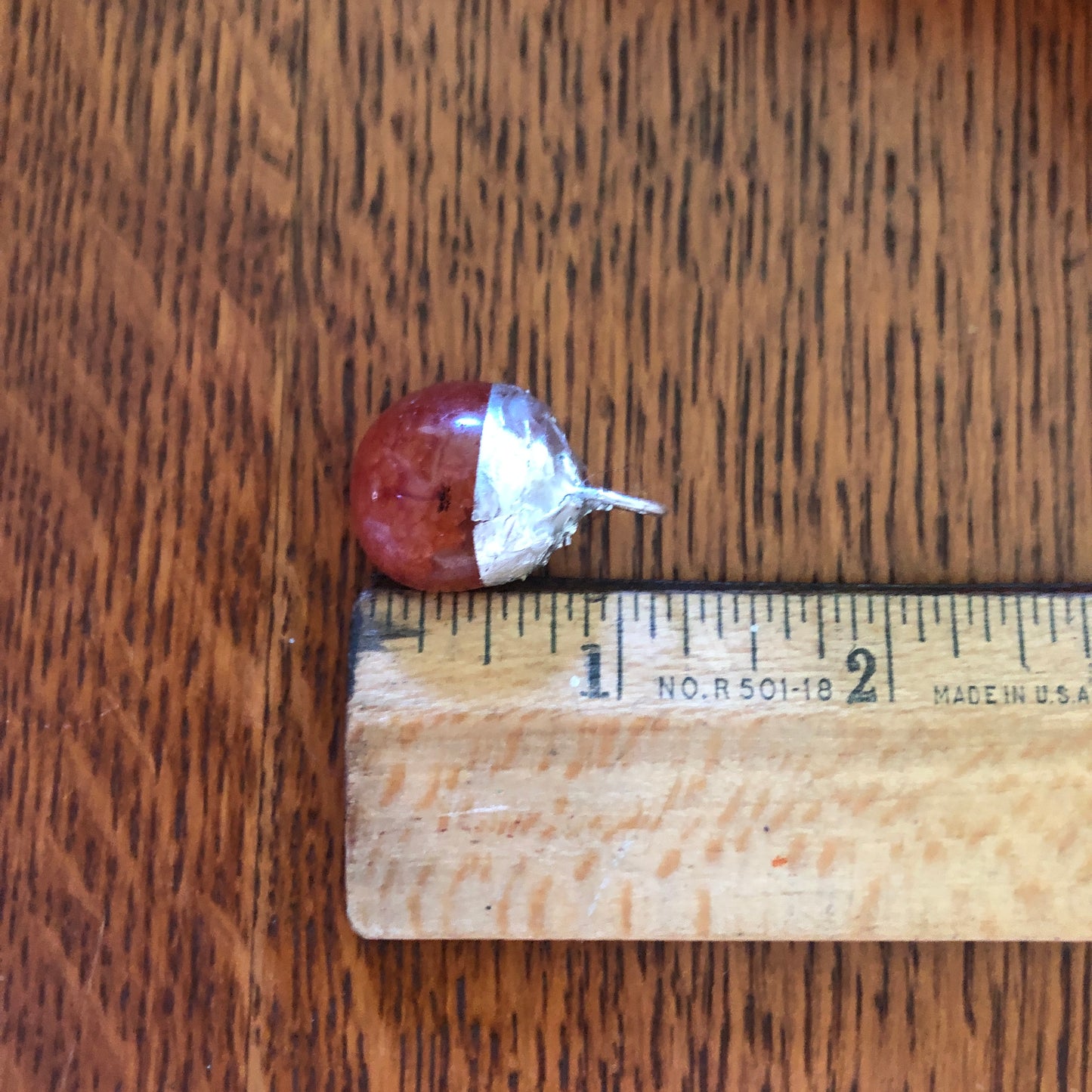 Artisan Made Rock Pendent Resembles a Snakeskin Agate Handcrafted Necklace 3/4in x 3/4in