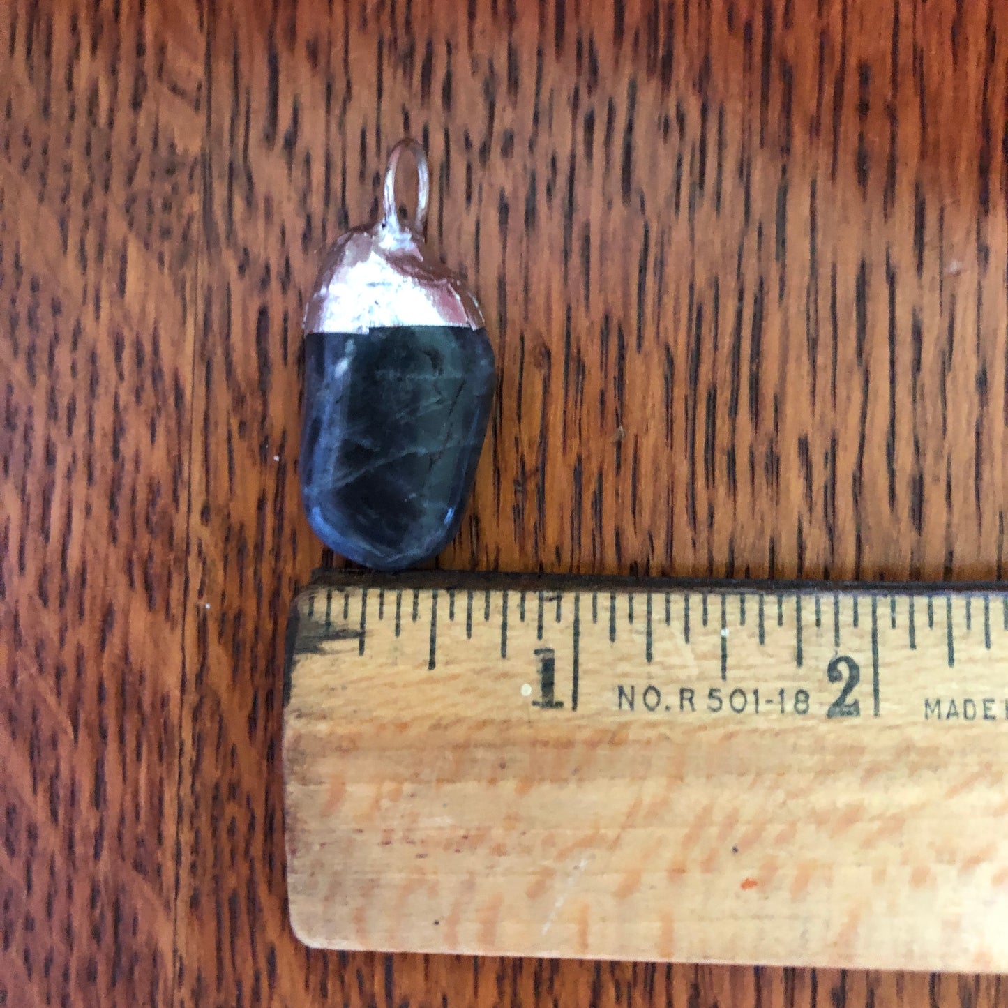 Artisan Made Rock Pendent Resembles Sodalite Handcrafted Necklace 3/4in x 1.25in