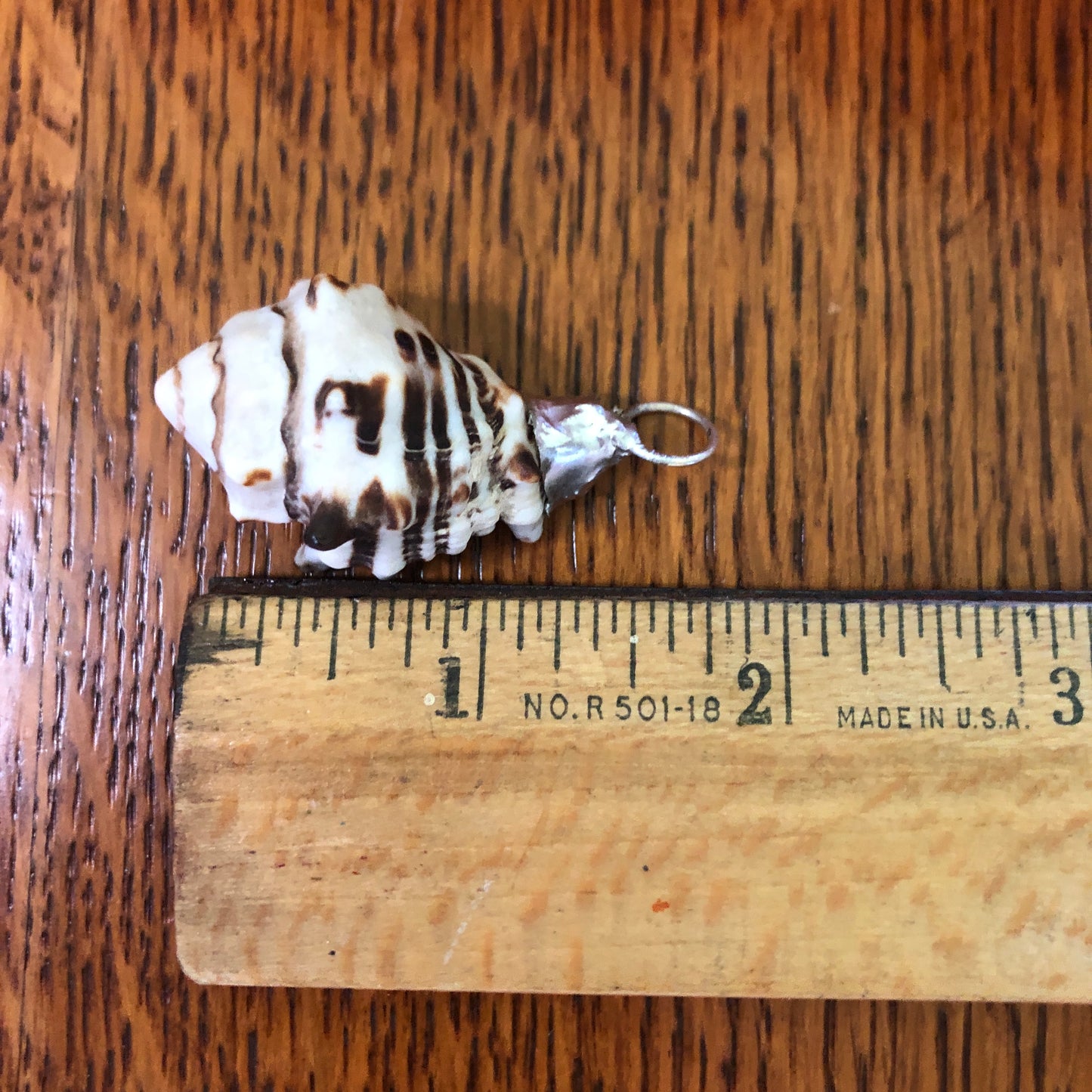 Murex Artisan Made Pendent Handcrafted Sea Shell Necklace 1 in x 1.5 in
