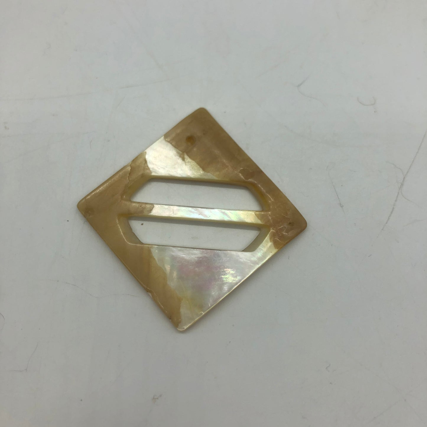 Square Mother Of Pearl Buckle MOP Scarf Holder